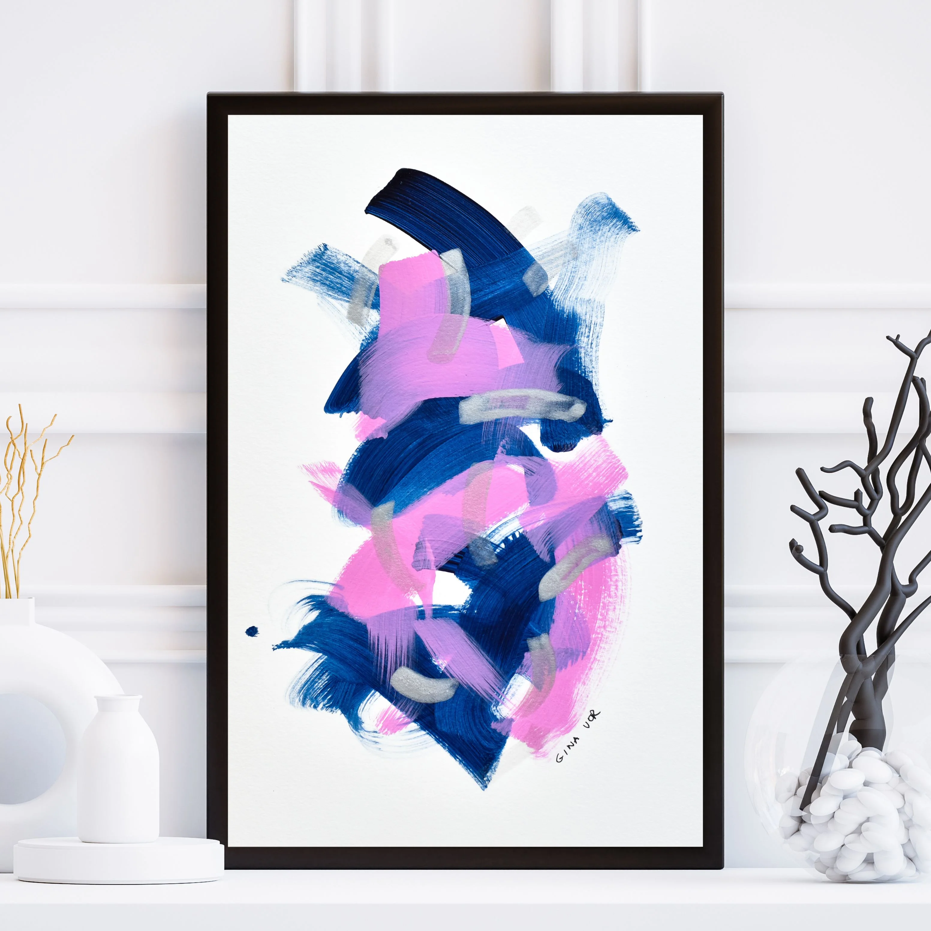 Abstract No. 67 | Painting on Cardboard
