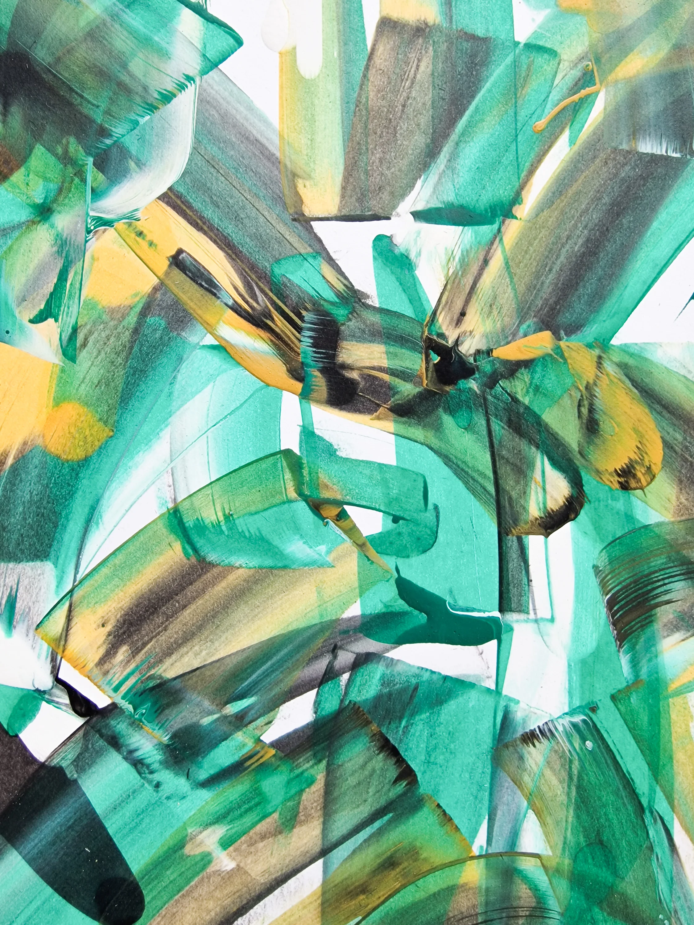 Abstract No. 90 | Painting on Cardboard - Image 6