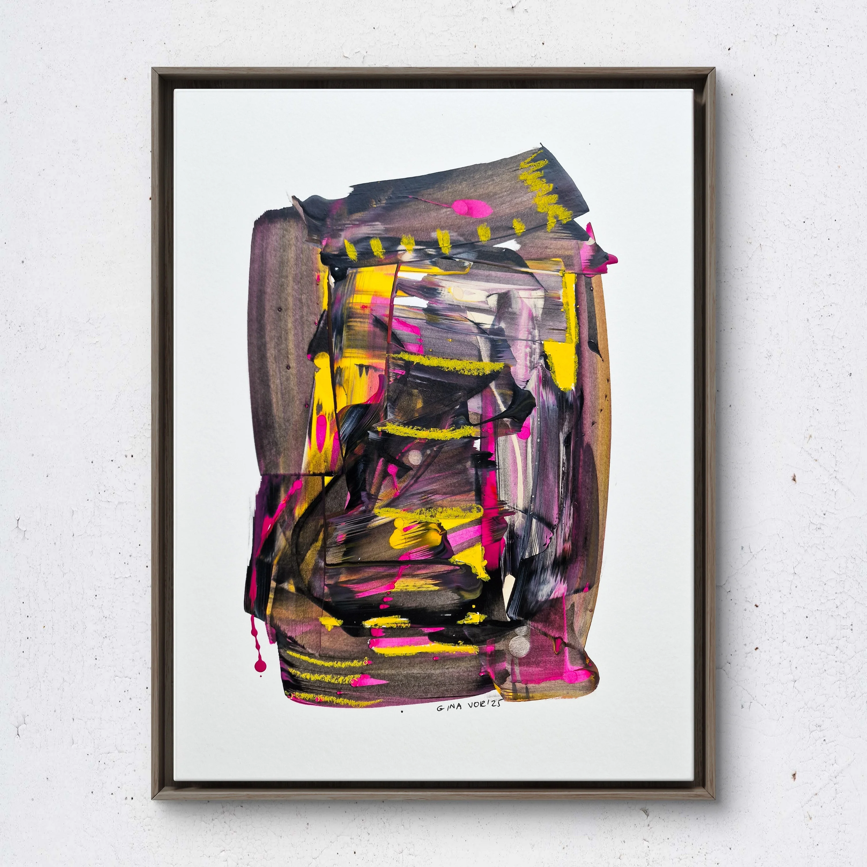 Abstract No. 92 | Painting on Cardboard