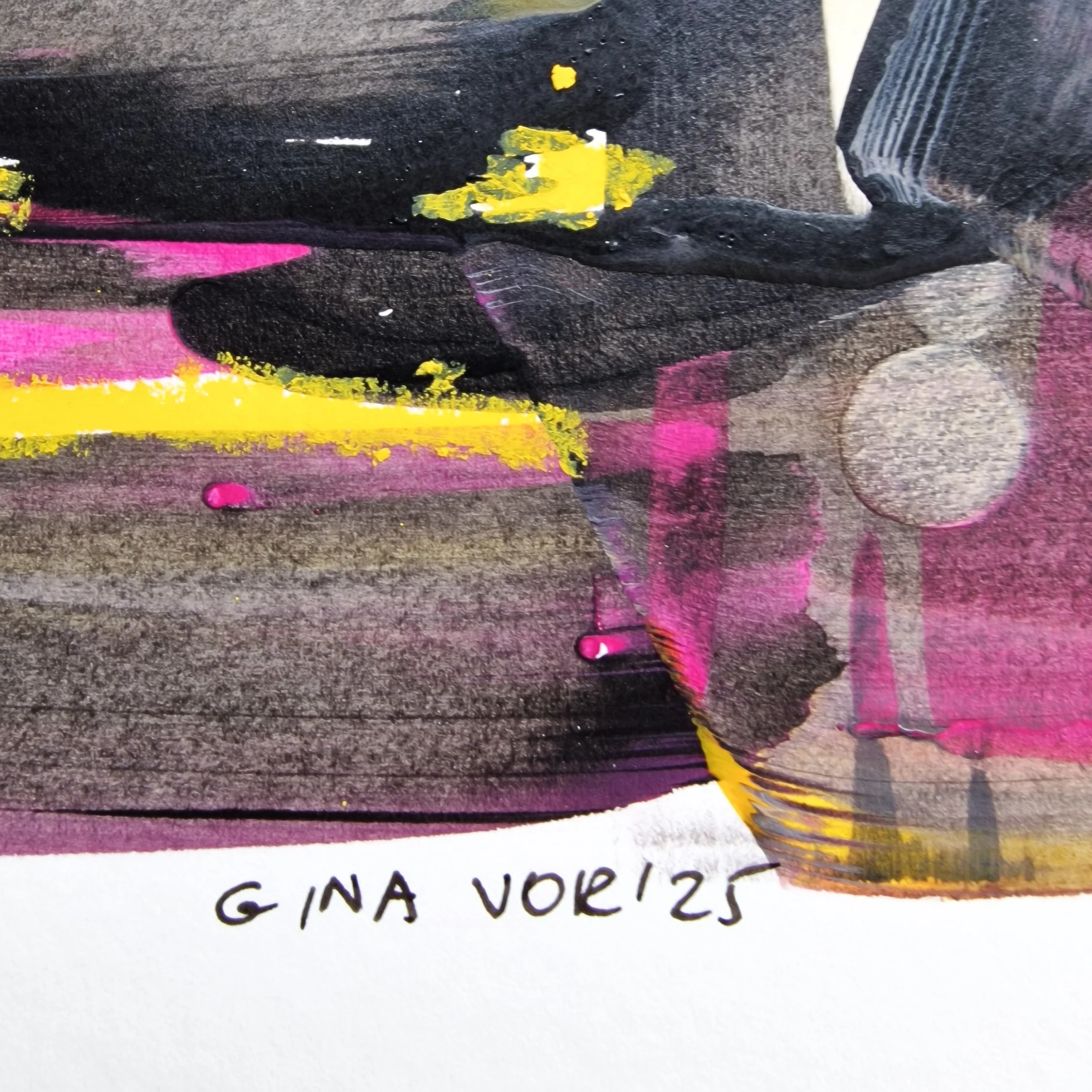 Abstract No. 92 | Painting on Cardboard - Image 6