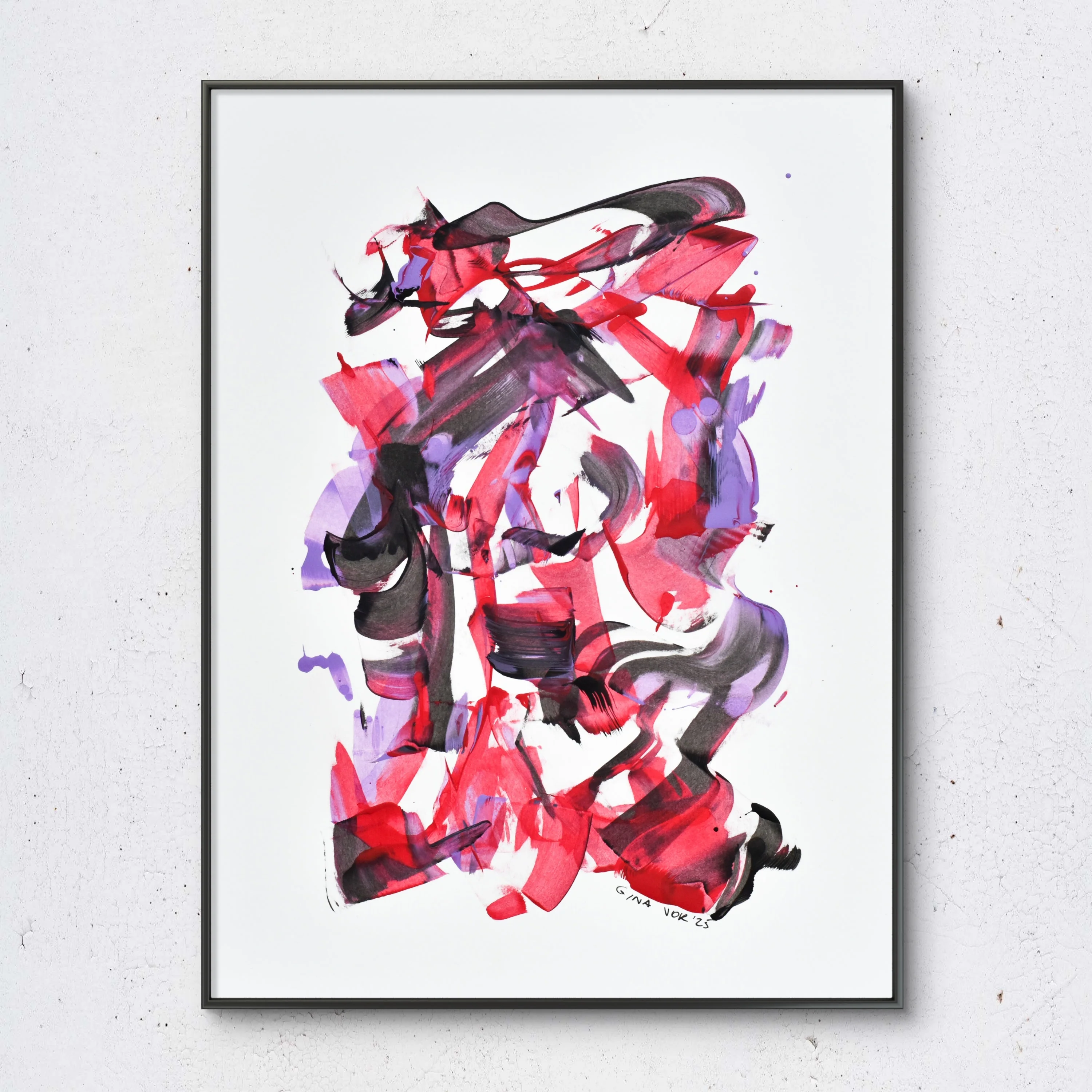 Abstract No. 95 | Painting on Cardboard