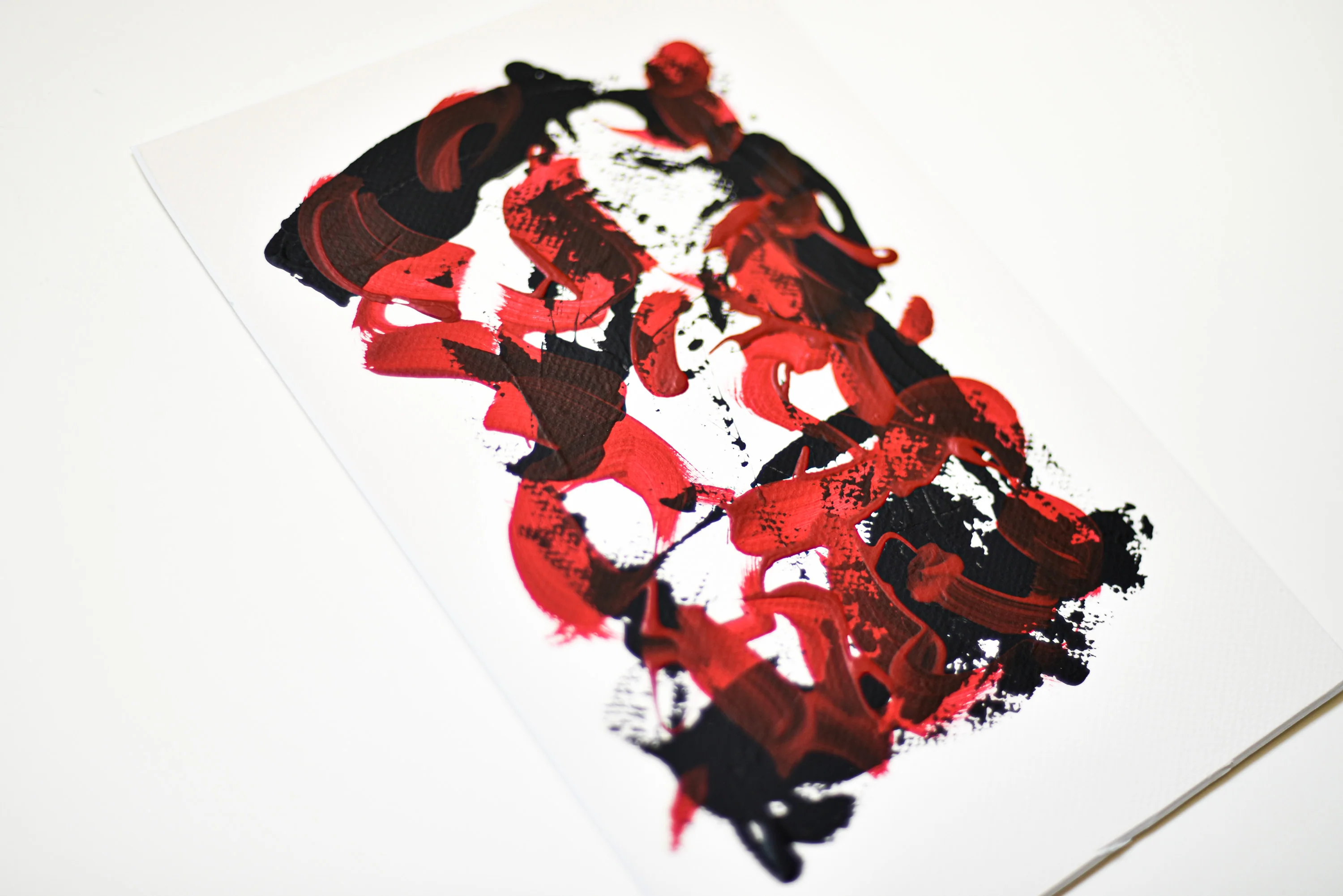 Abstract No. 19 | Painting on Cardboard - Image 2