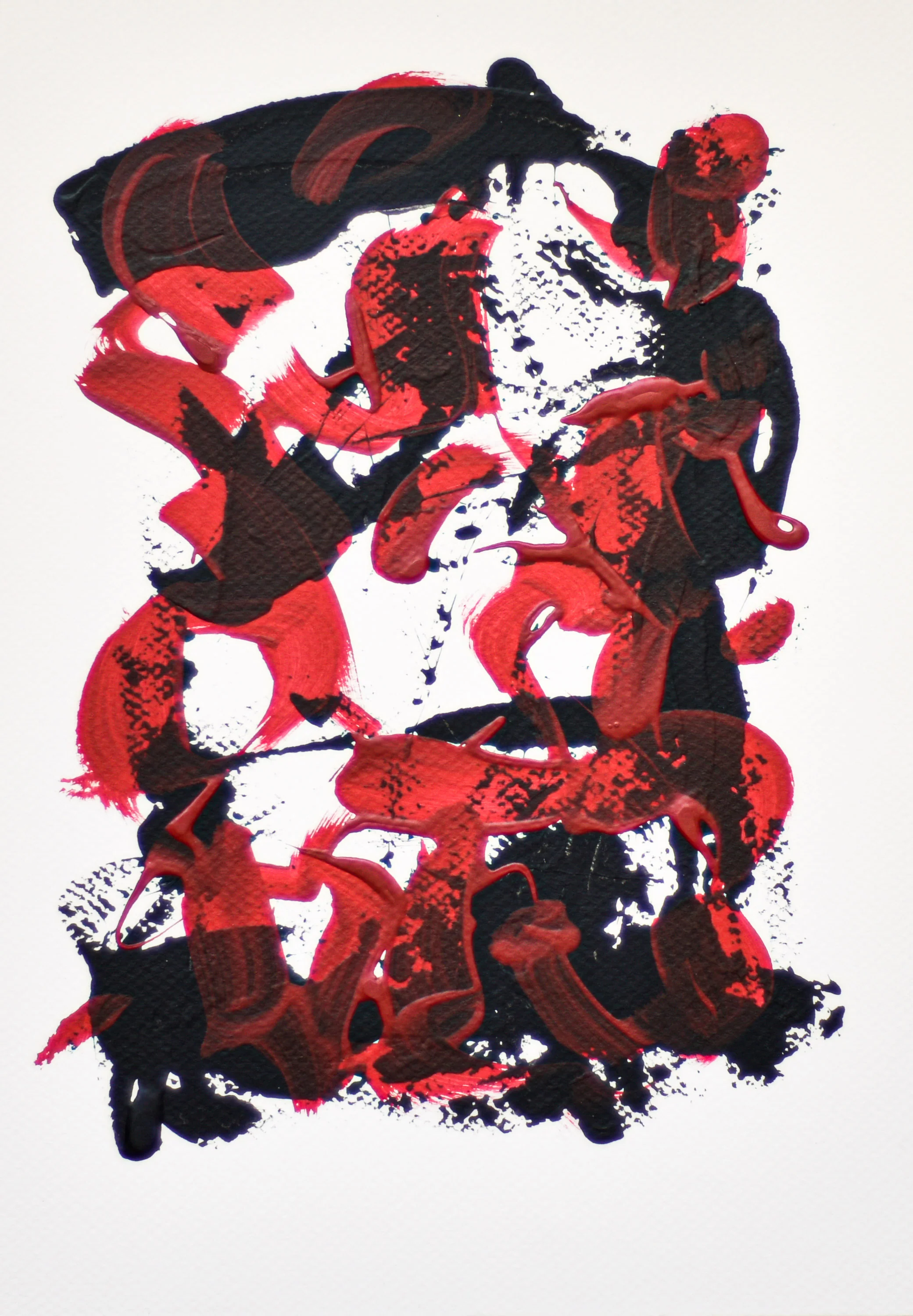 Abstract No. 19 | Painting on Cardboard - Image 3