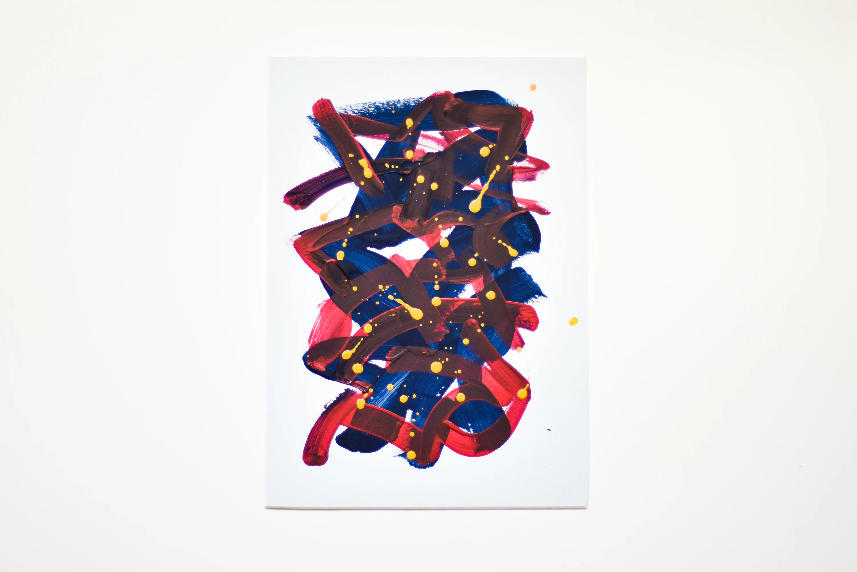 Abstract No. 20 | Painting on Cardboard - Image 2