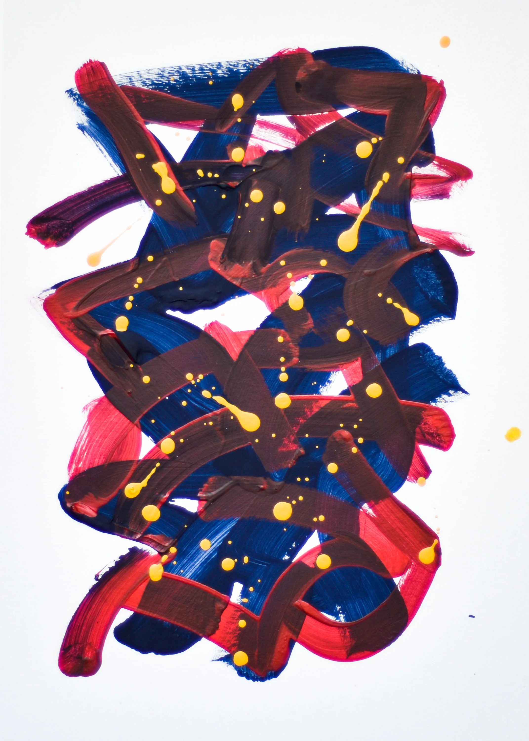 Abstract No. 20 | Painting on Cardboard - Image 4