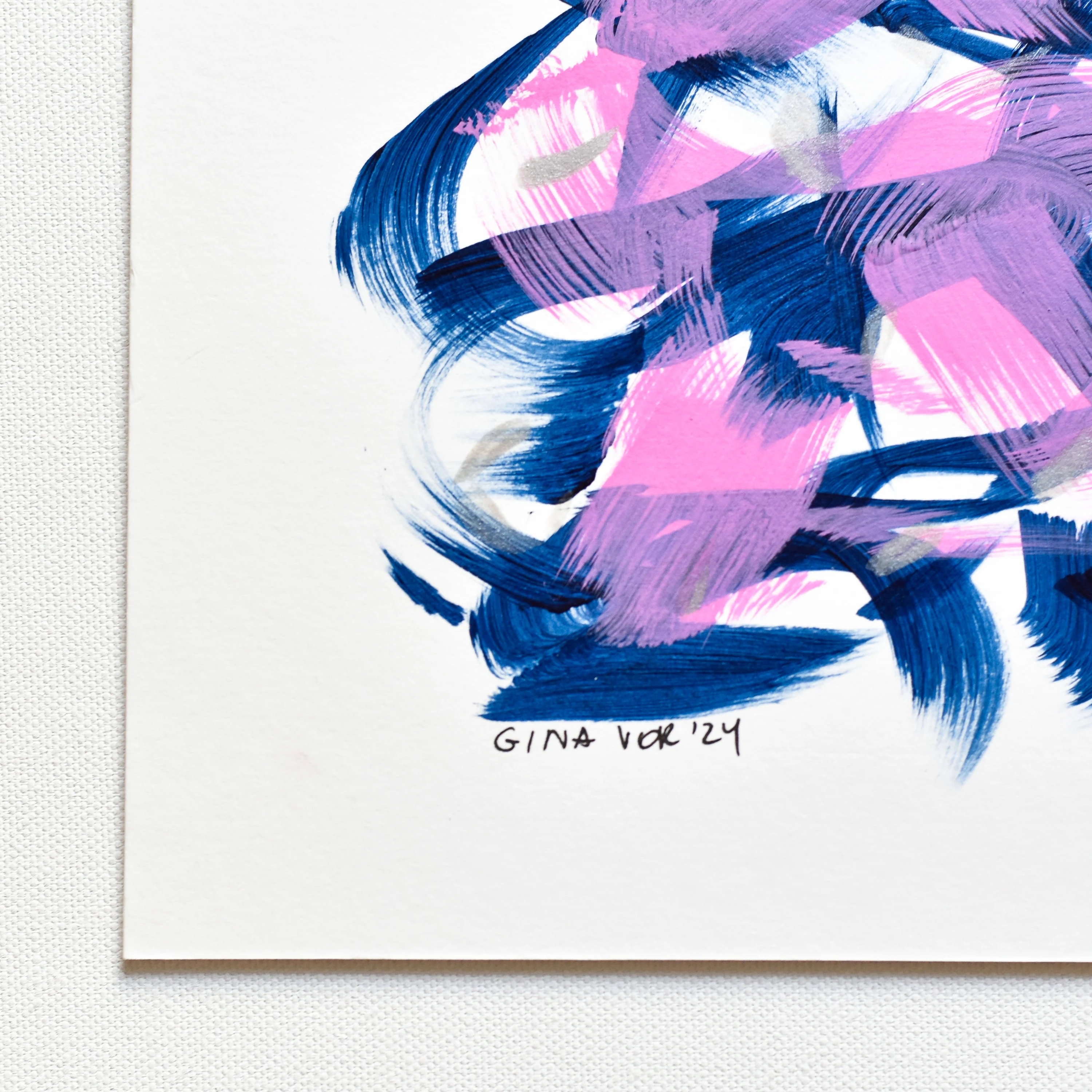 Abstract No. 68 | Painting on Cardboard - Image 5