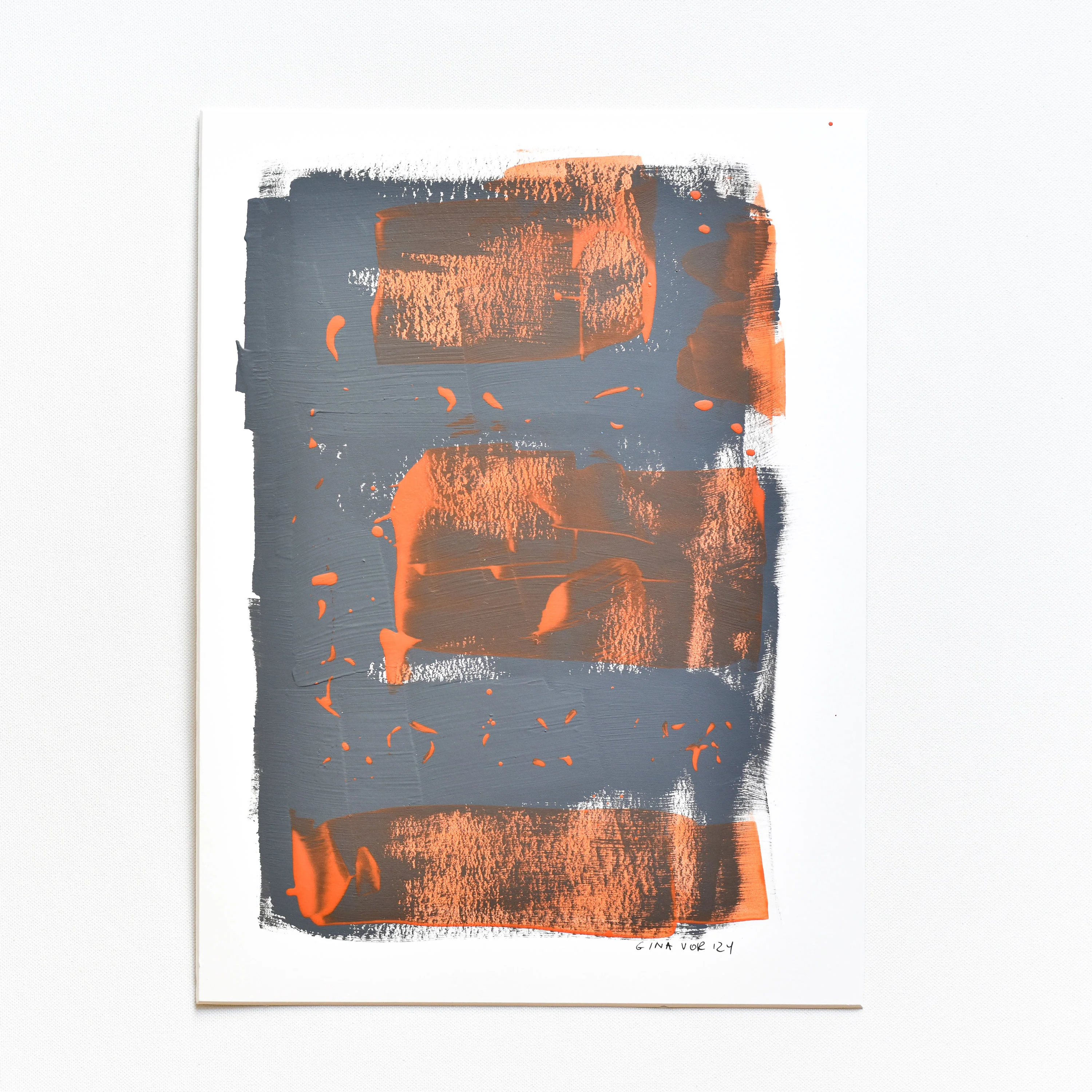 Abstract No. 71 | Painting on Cardboard - Image 2