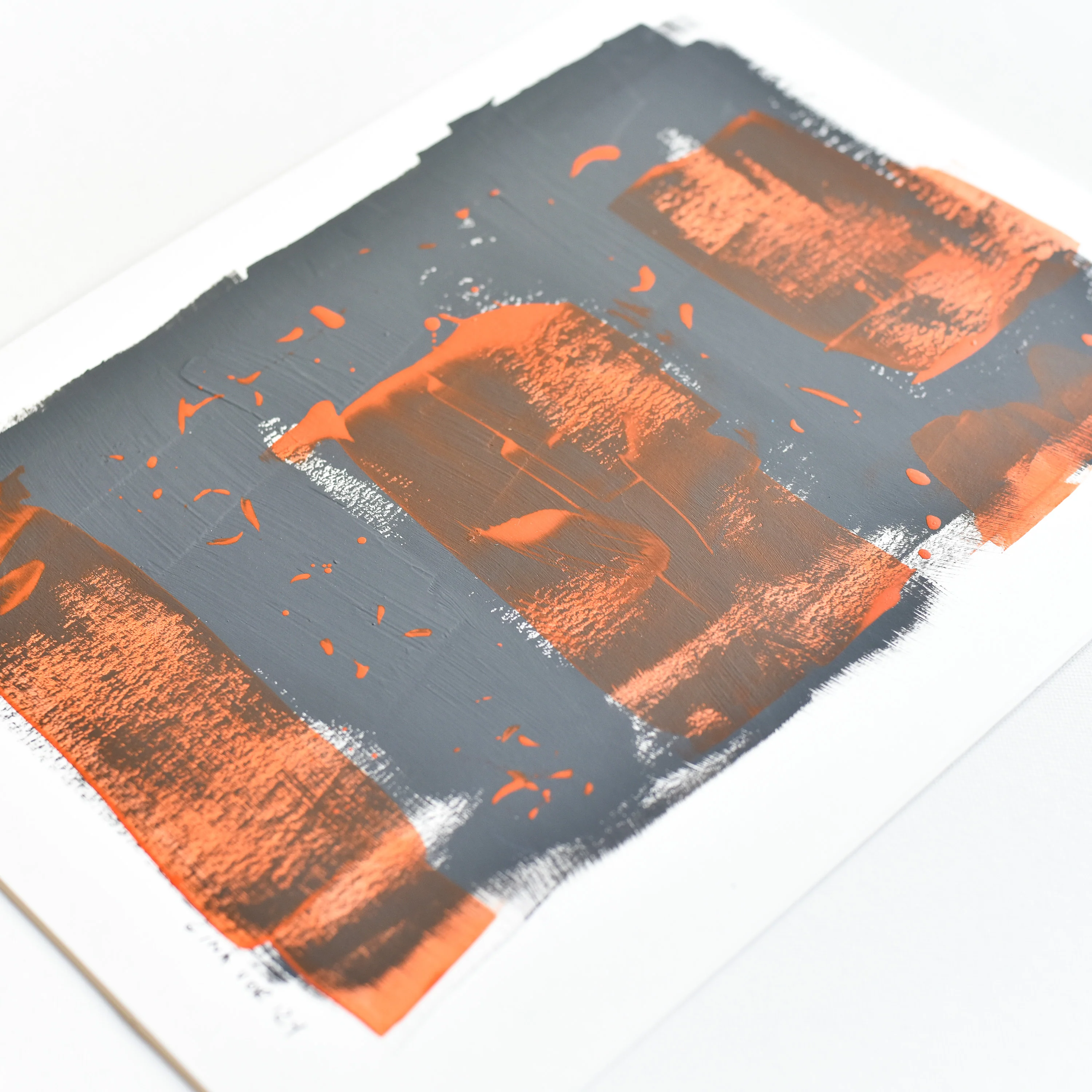 Abstract No. 71 | Painting on Cardboard - Image 3