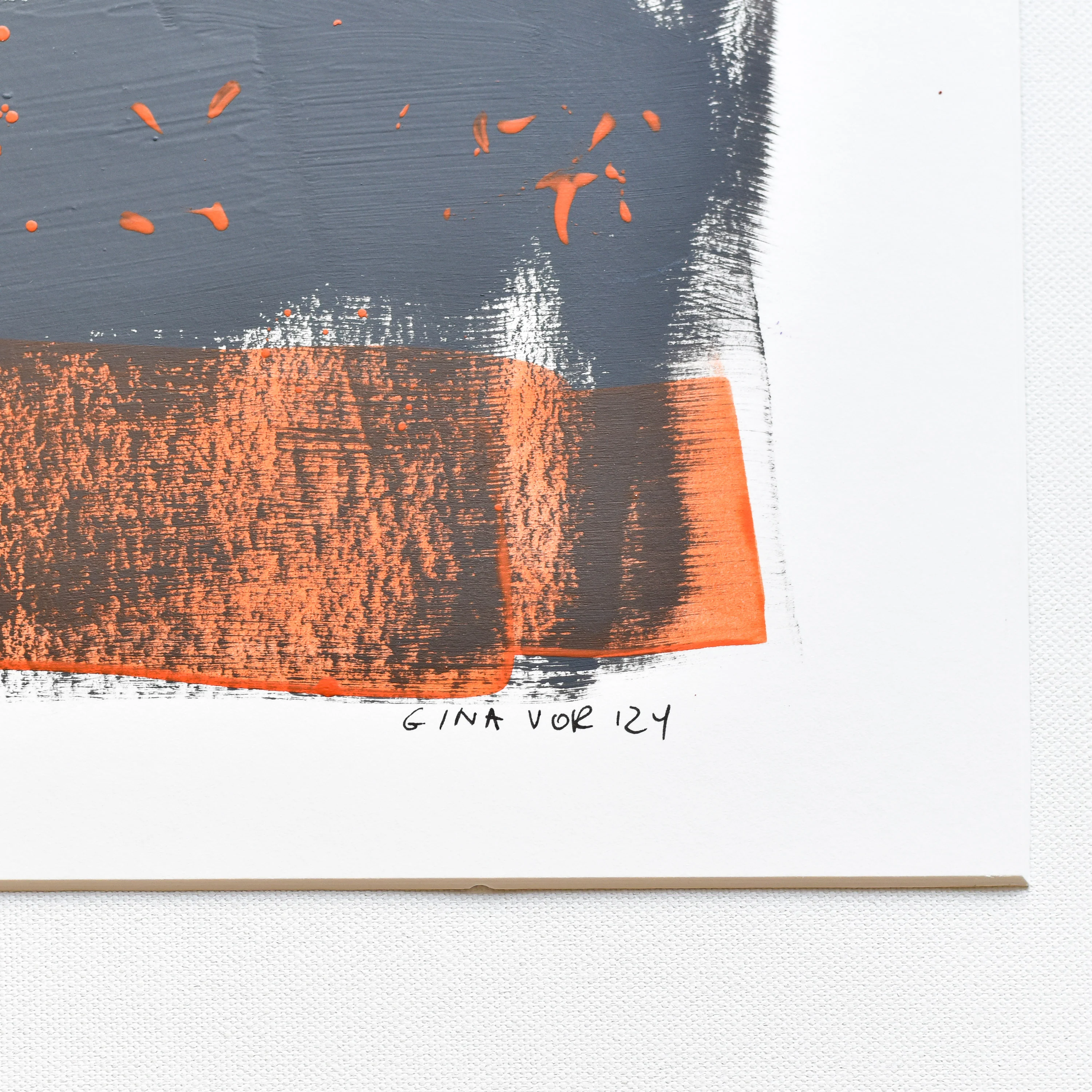 Abstract No. 71 | Painting on Cardboard - Image 5