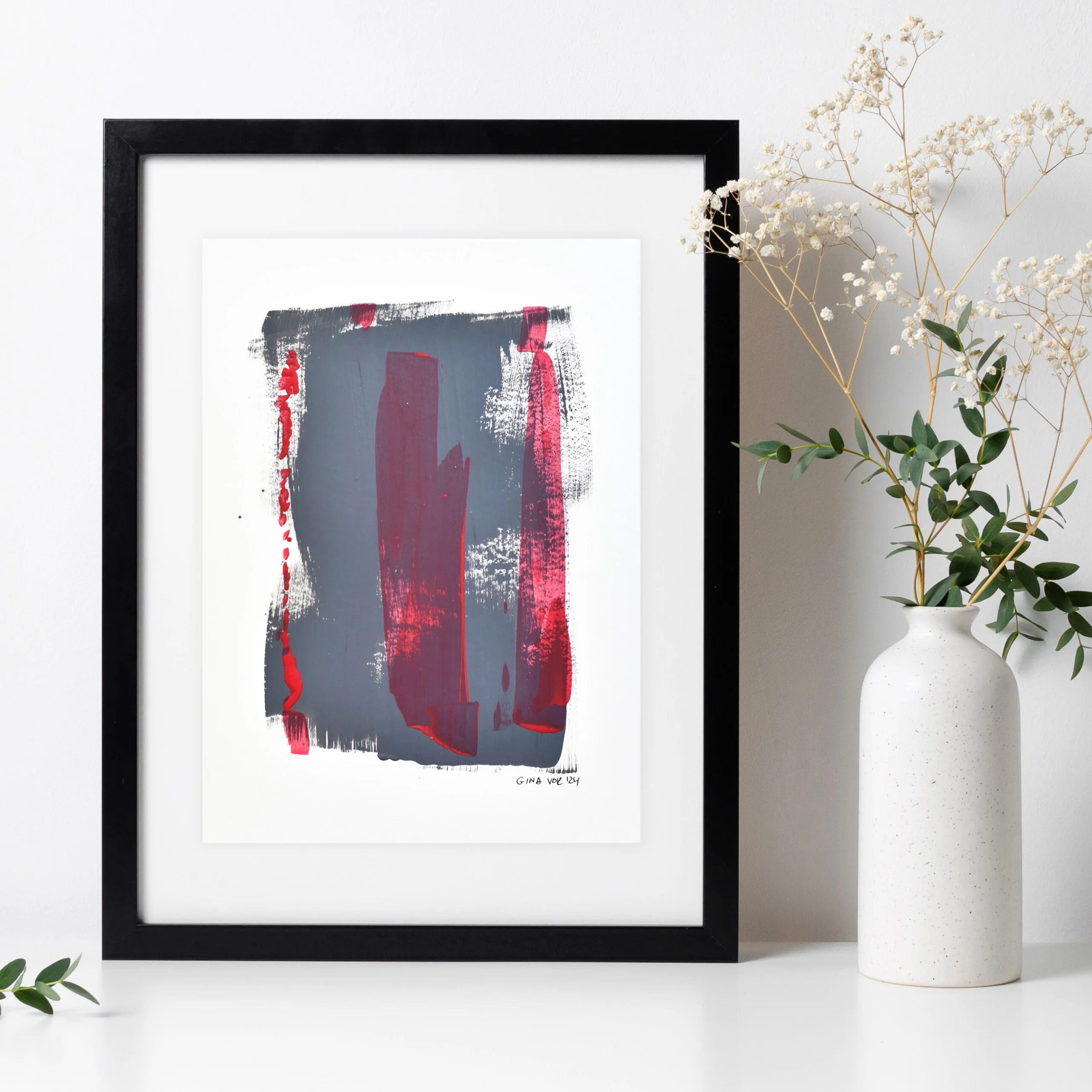 Abstract No. 82 | Painting on Cardboard