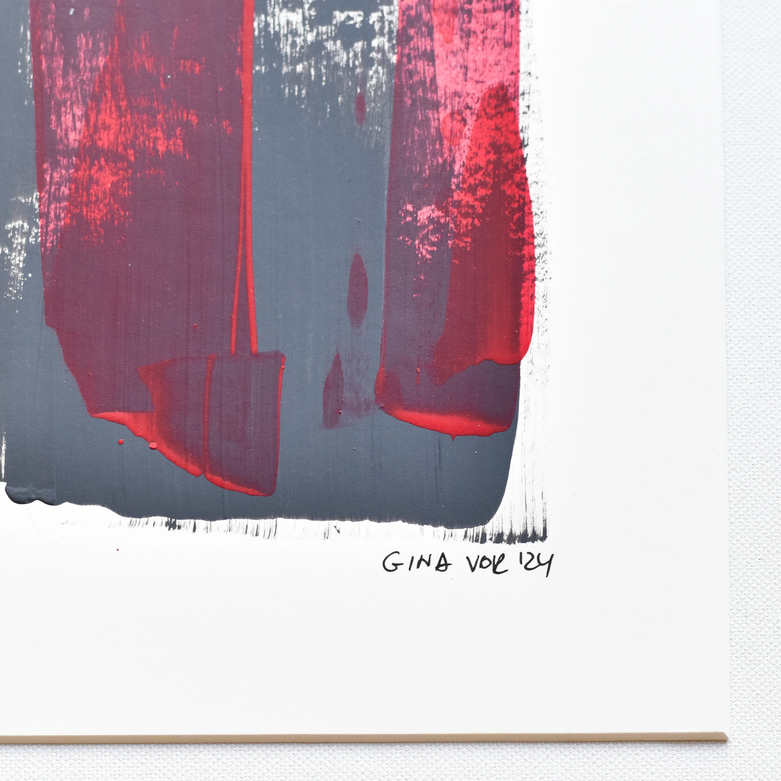 Abstract No. 82 | Painting on Cardboard - Image 4