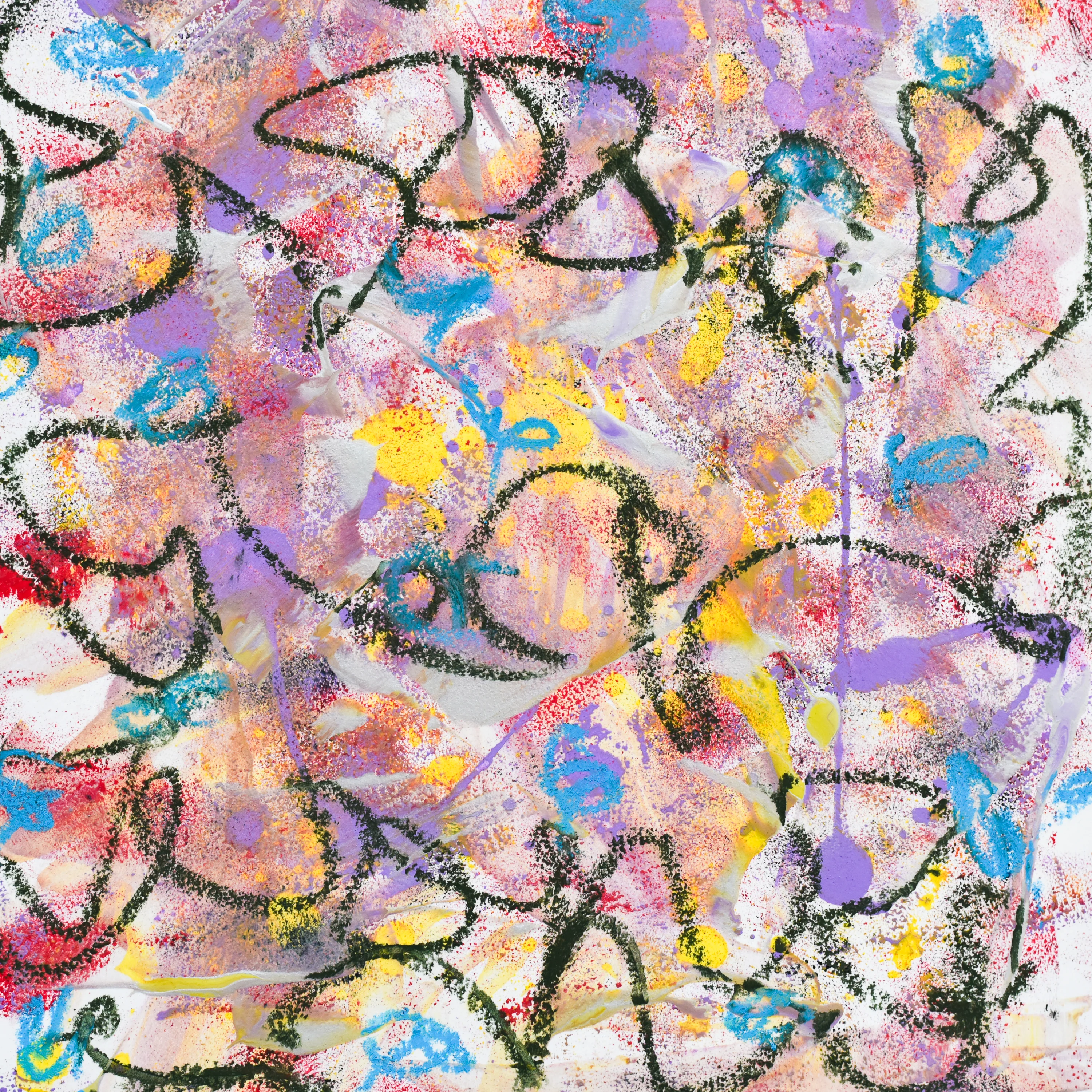 Abstract No. 94 | Painting on Cardboard - Image 4
