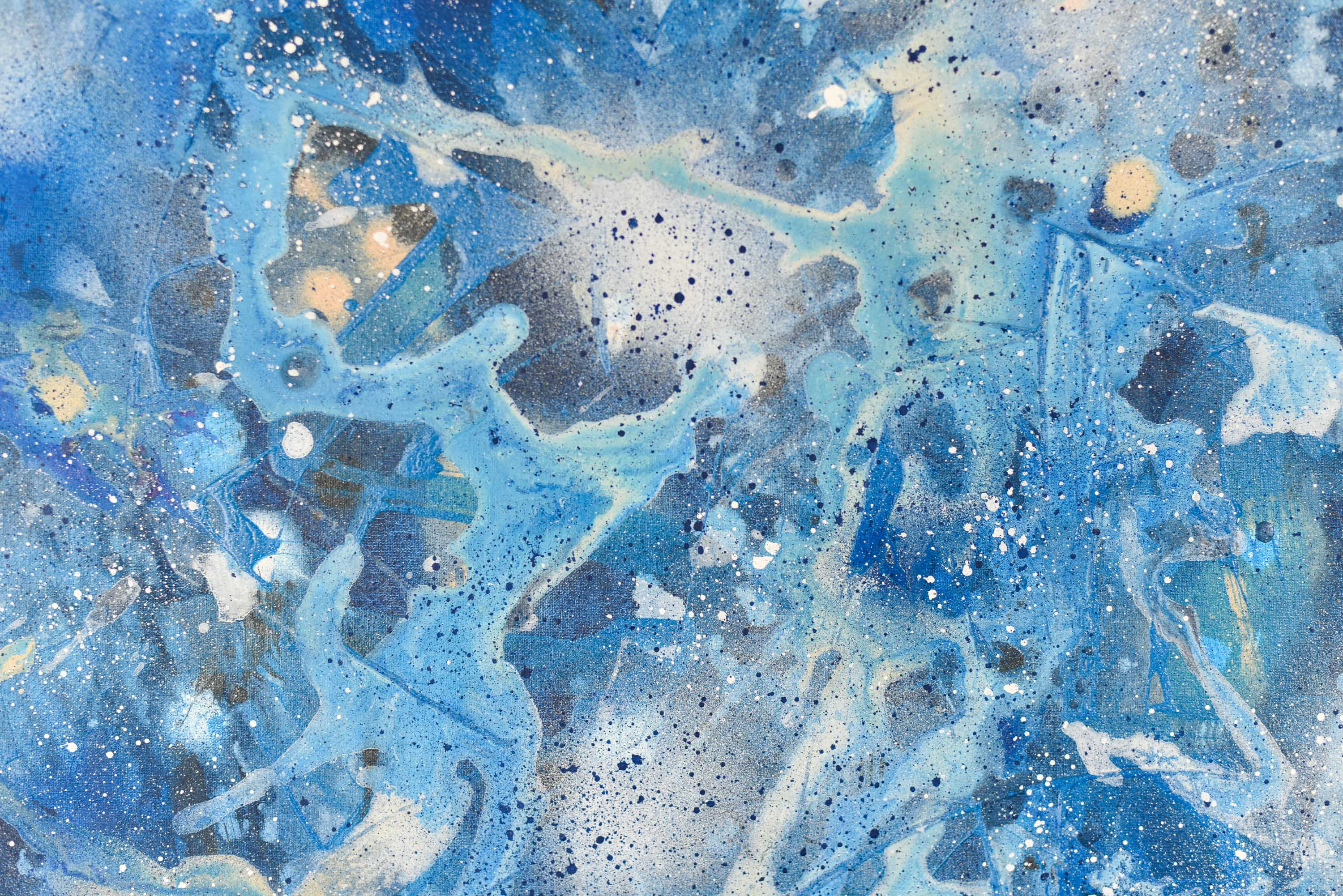 Abstract Painting | Aqua 2 - Image 3