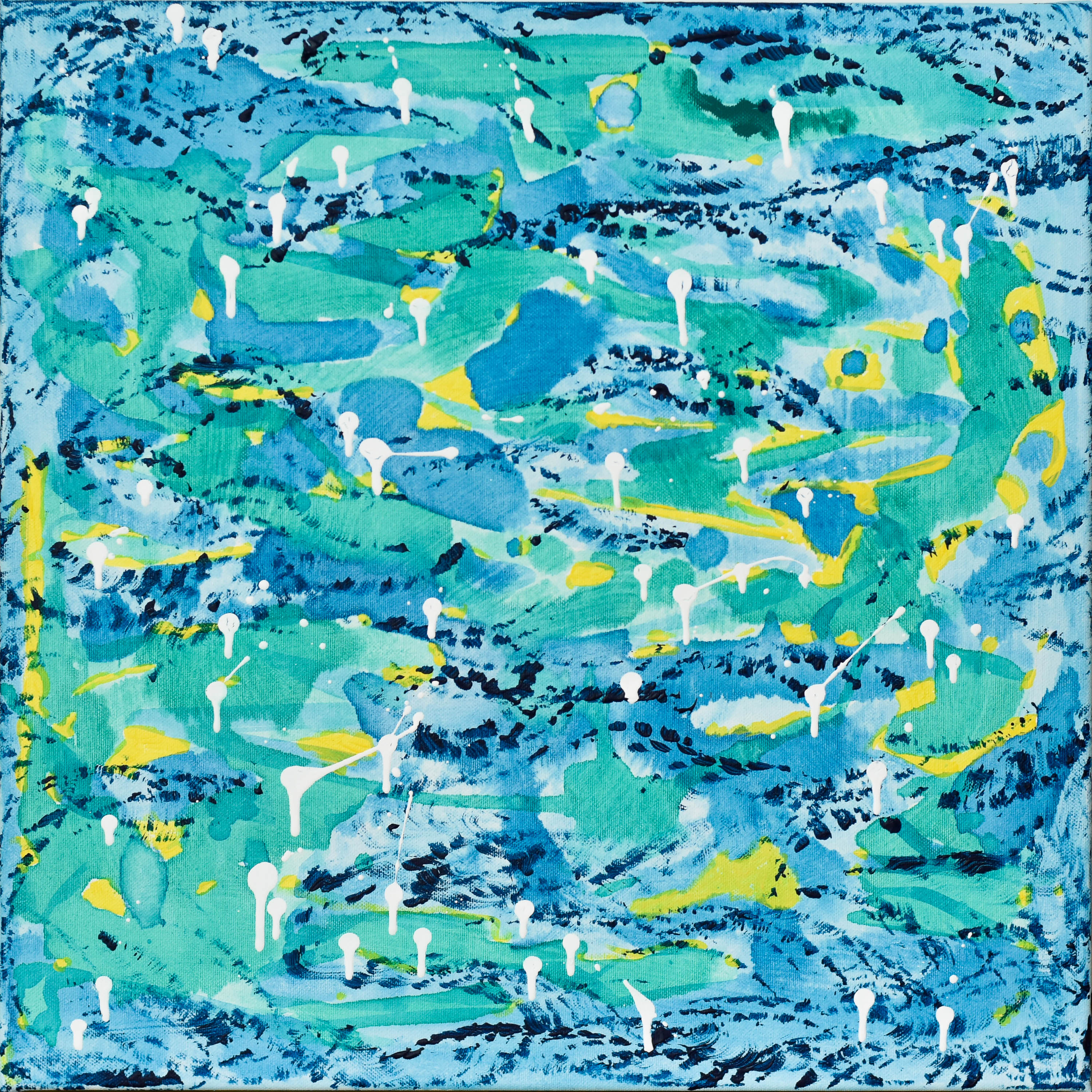 Abstract Painting | Aqua 4