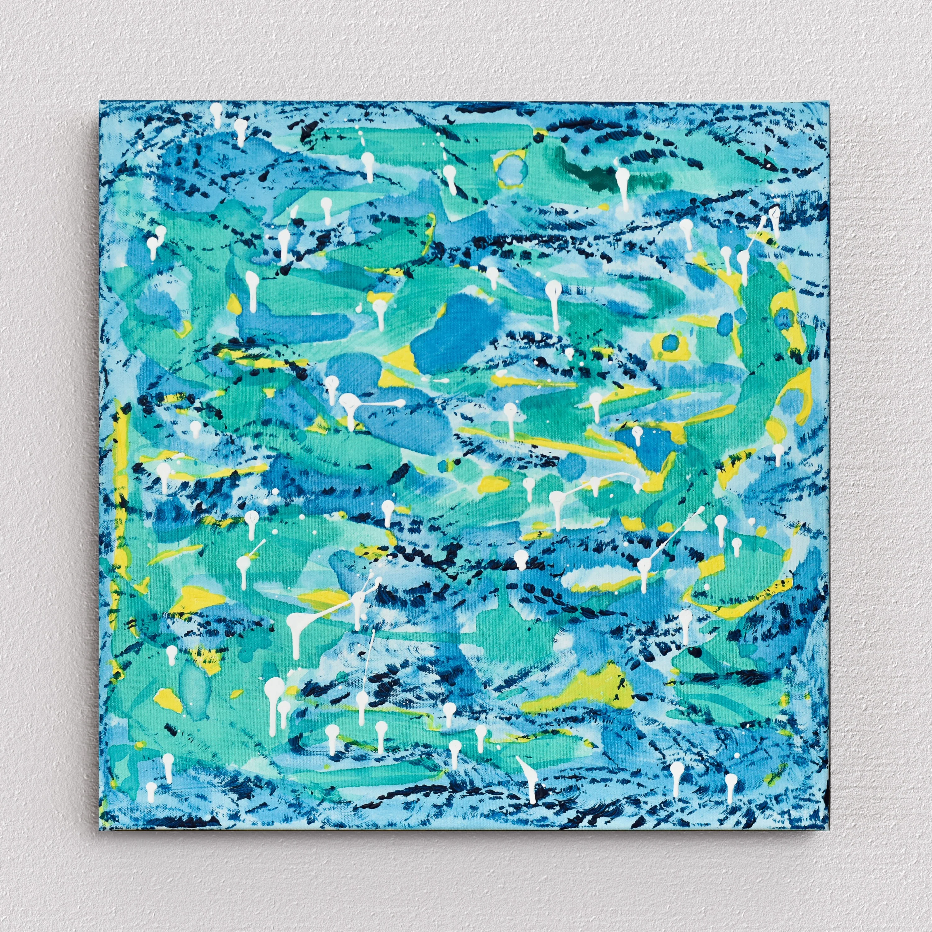 Abstract Painting | Aqua 4 - Image 2