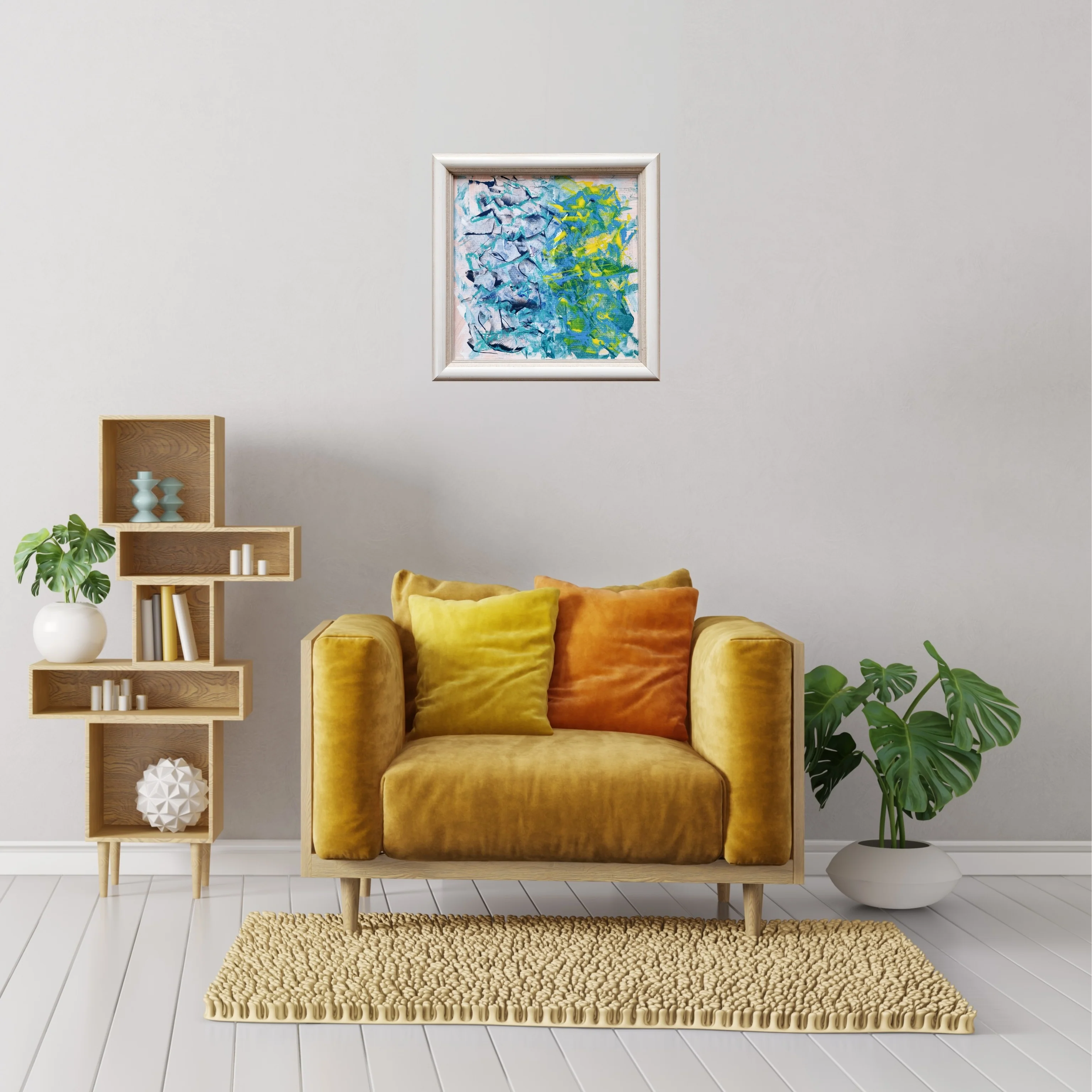 Abstract Painting | Cold Blossom - Image 2