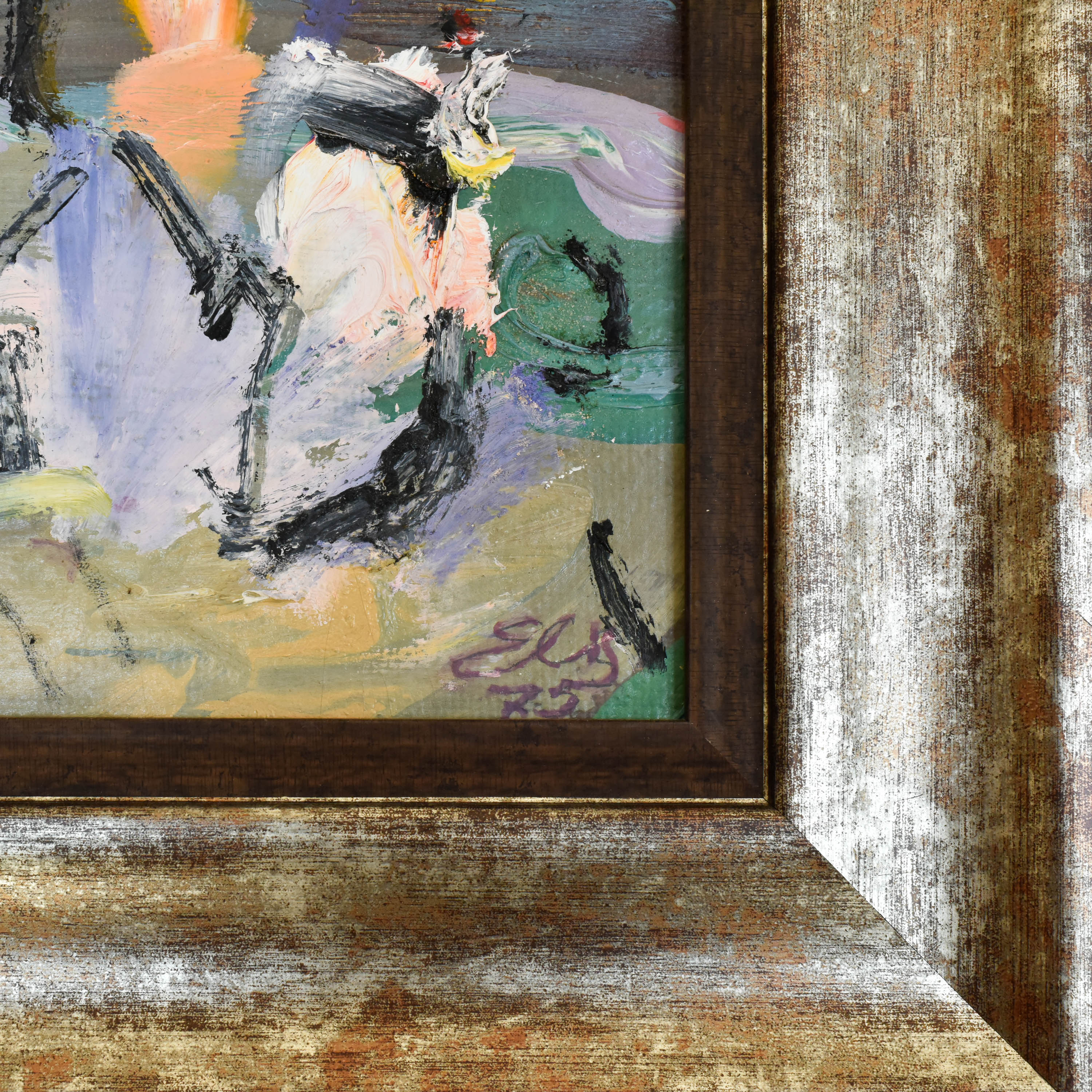 Abstract Painting | Evening By The River - Image 3