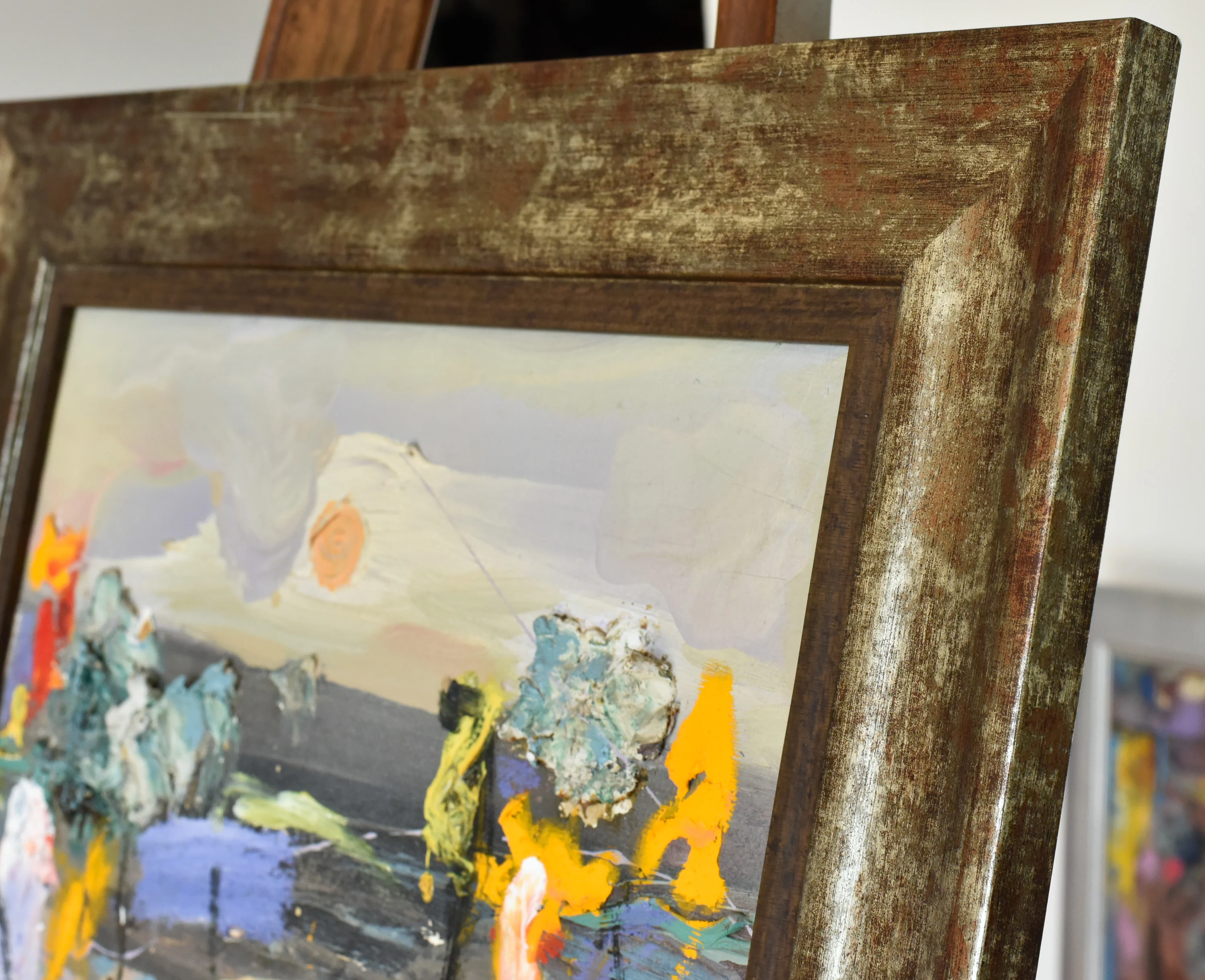 Abstract Painting | Evening By The River - Image 4