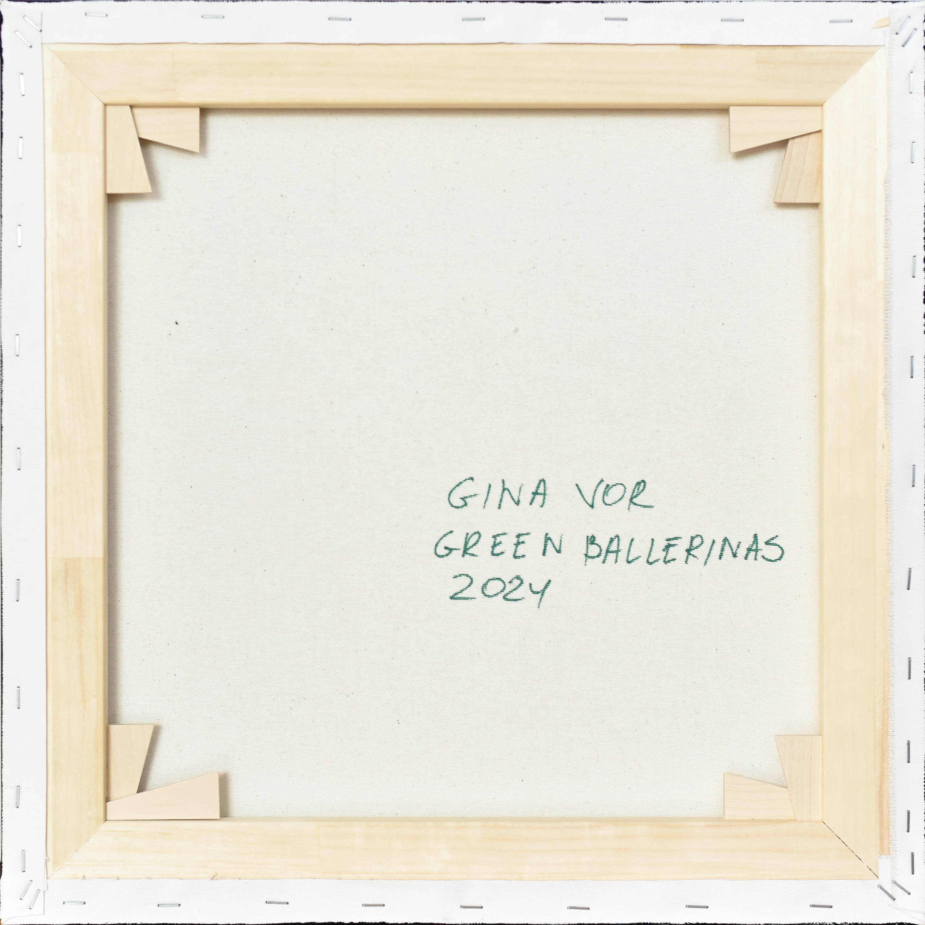 Abstract Painting | Green Ballerinas - Image 5