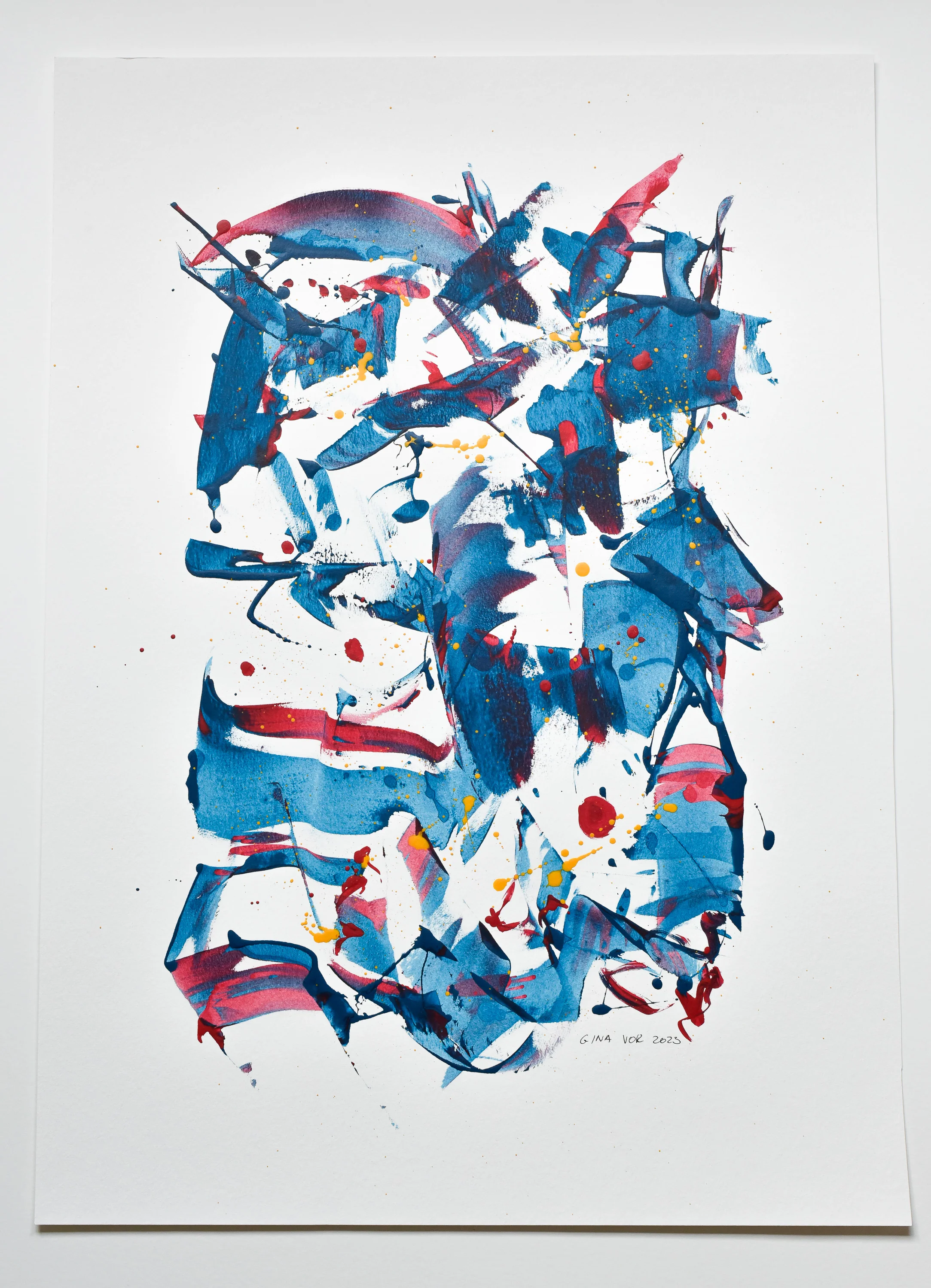 Painting on Paper | Abstract No. 62 - Image 5
