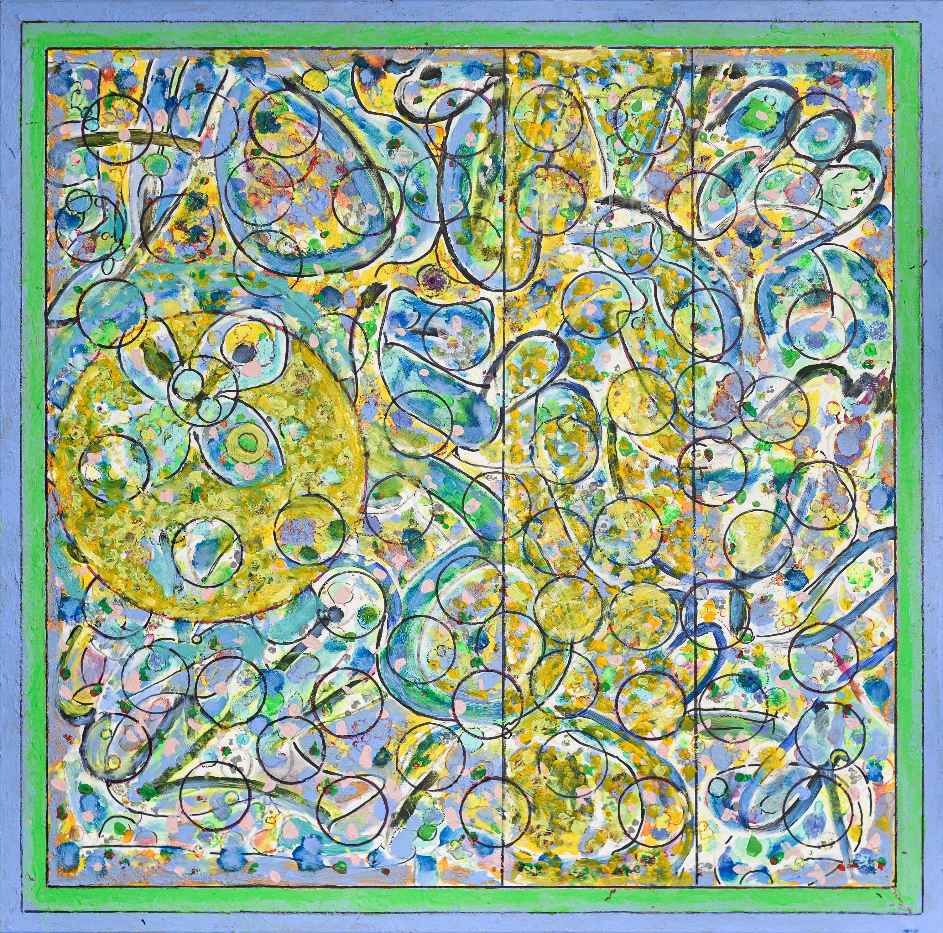 Abstract Painting | Yellow Blossom