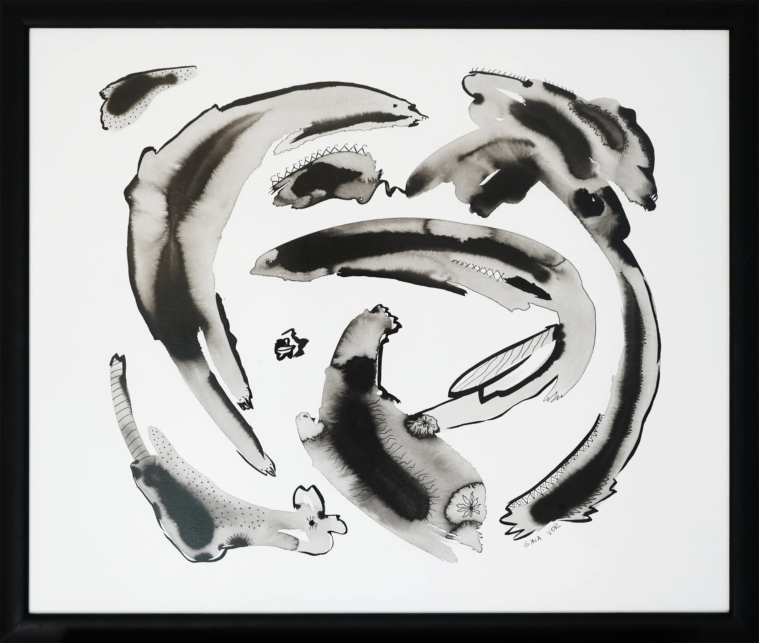 Painting on Paper | Cosmic Beasts