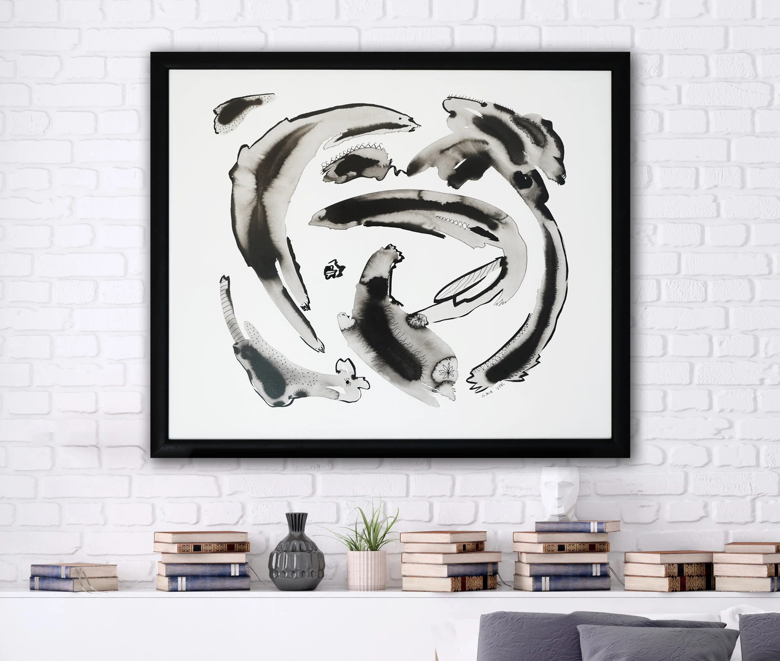 Painting on Paper | Cosmic Beasts - Image 2
