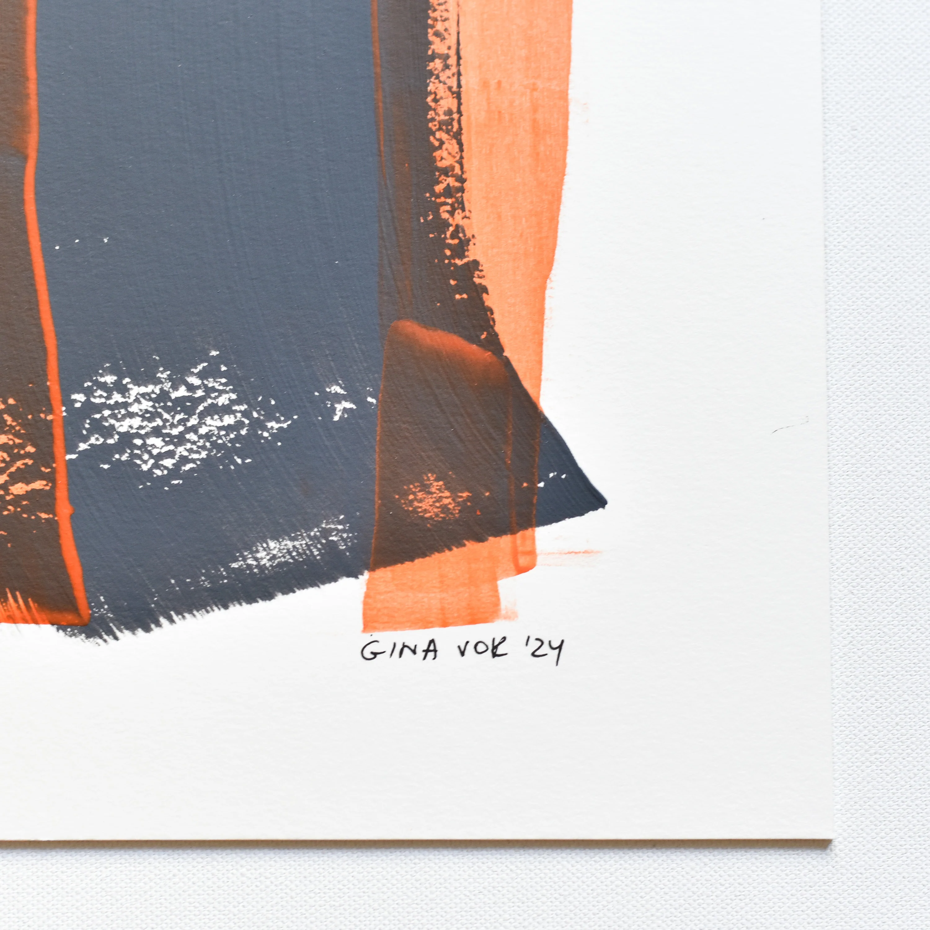 Abstract No. 81 | Painting on Cardboard - Image 4