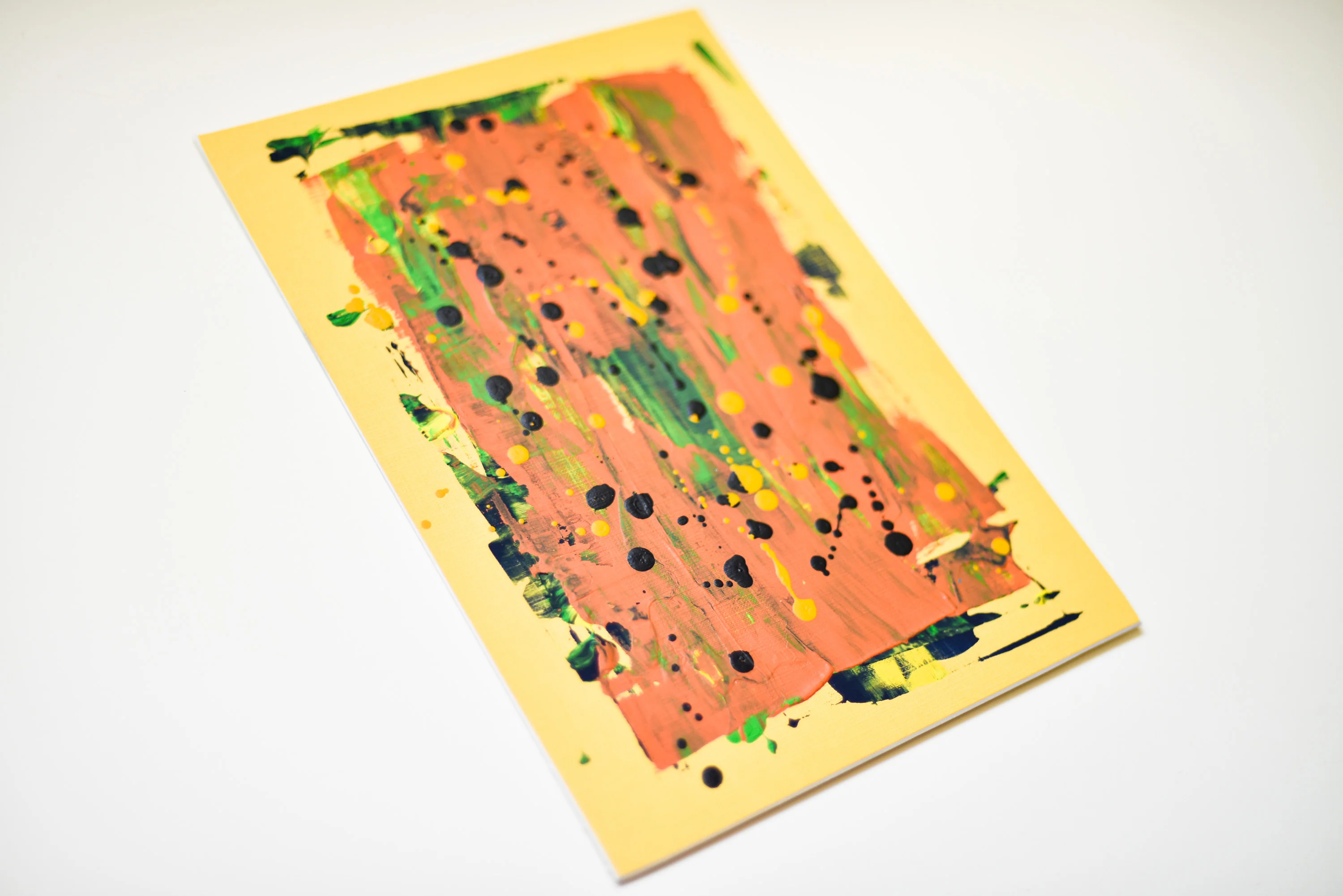 Abstract No. 15 | Painting on Cardboard - Image 2