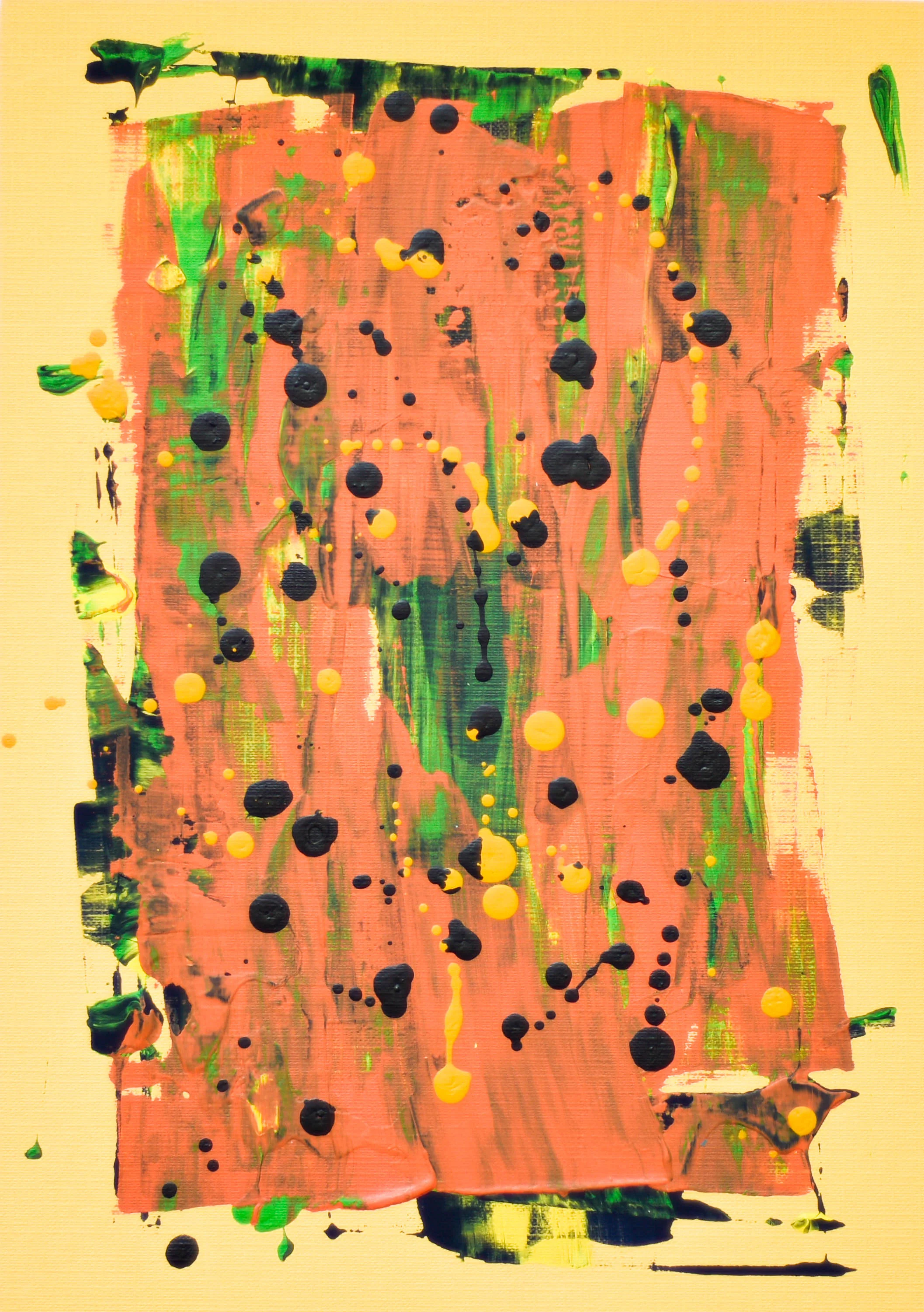Abstract No. 15 | Painting on Cardboard - Image 3