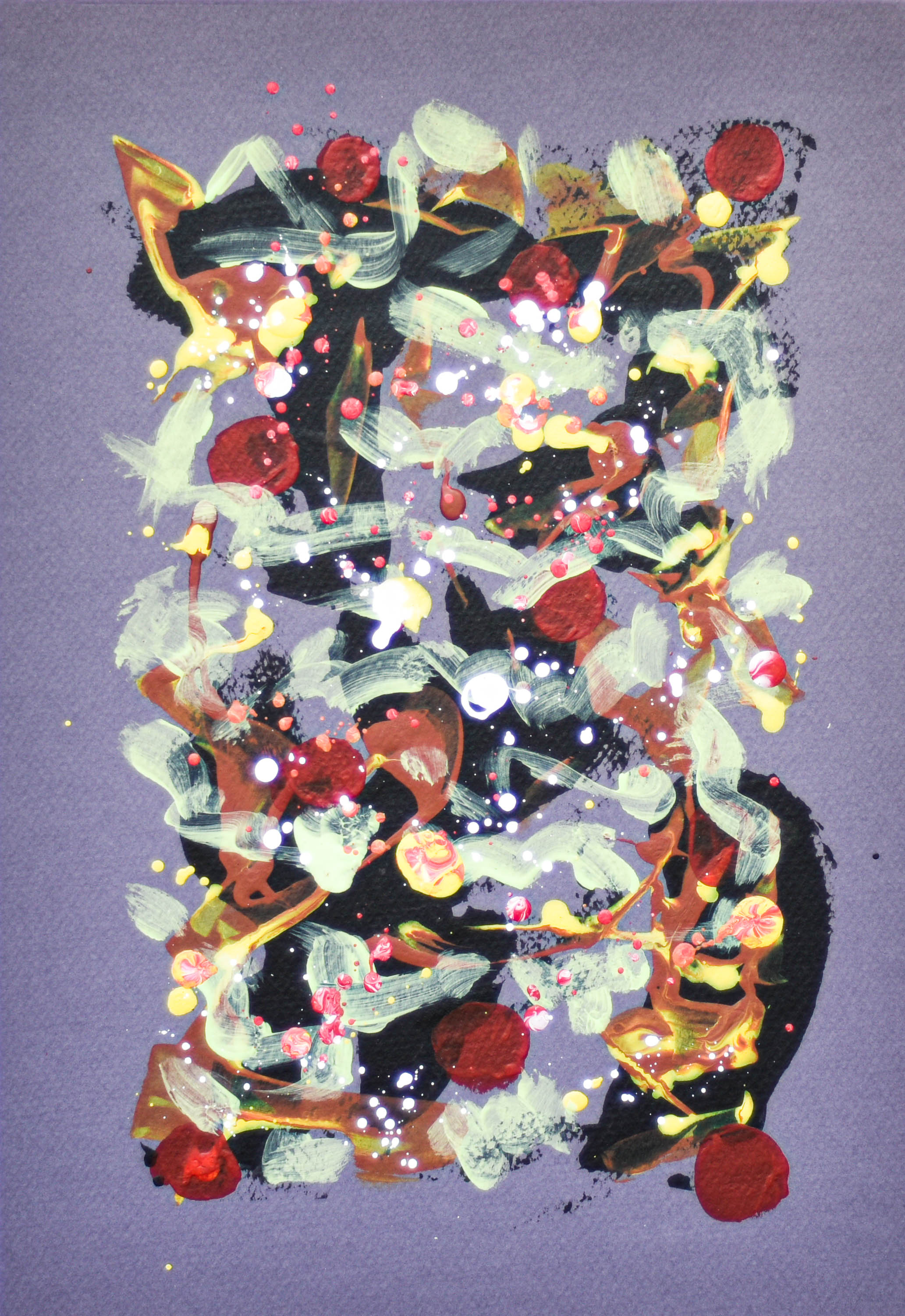 Abstract No. 18 | Painting on Cardboard - Image 3