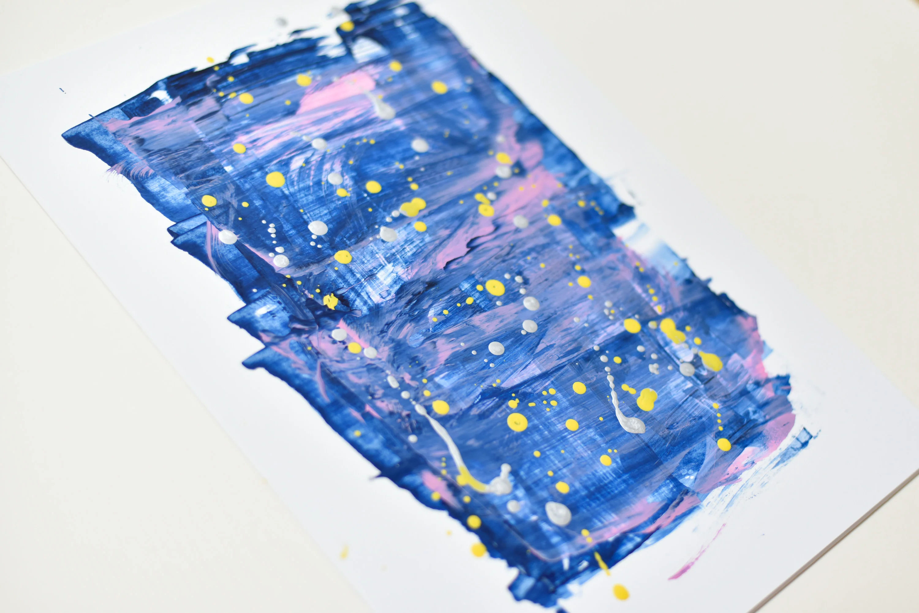 Abstract No. 51 | Painting on Cardboard - Image 2
