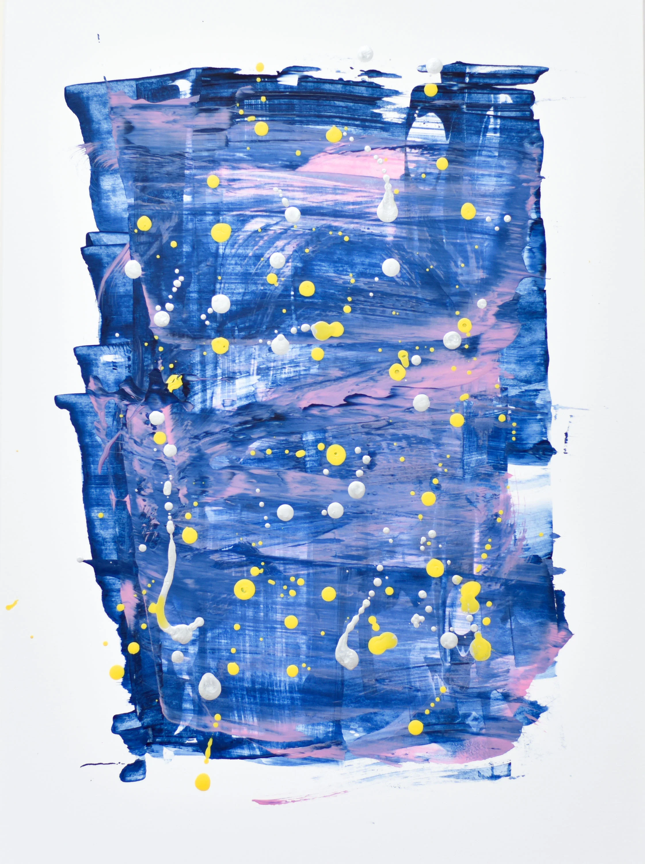 Abstract No. 51 | Painting on Cardboard - Image 3