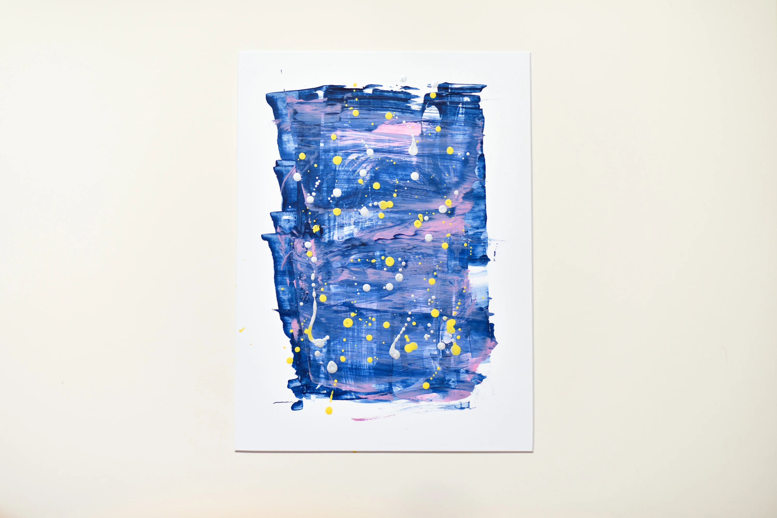 Abstract No. 51 | Painting on Cardboard - Image 4