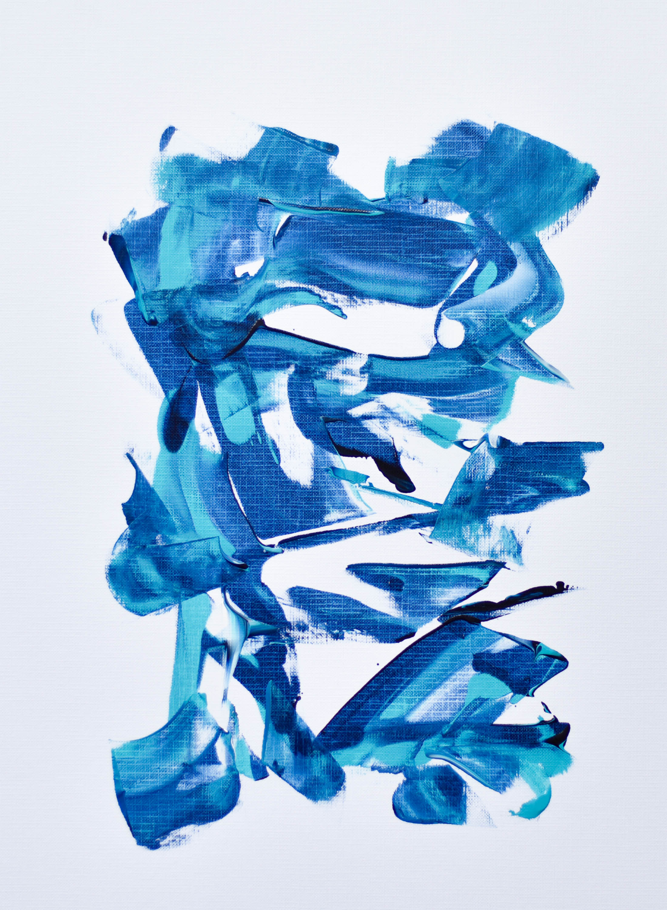 Abstract No. 53 | Painting on Cardboard - Image 3