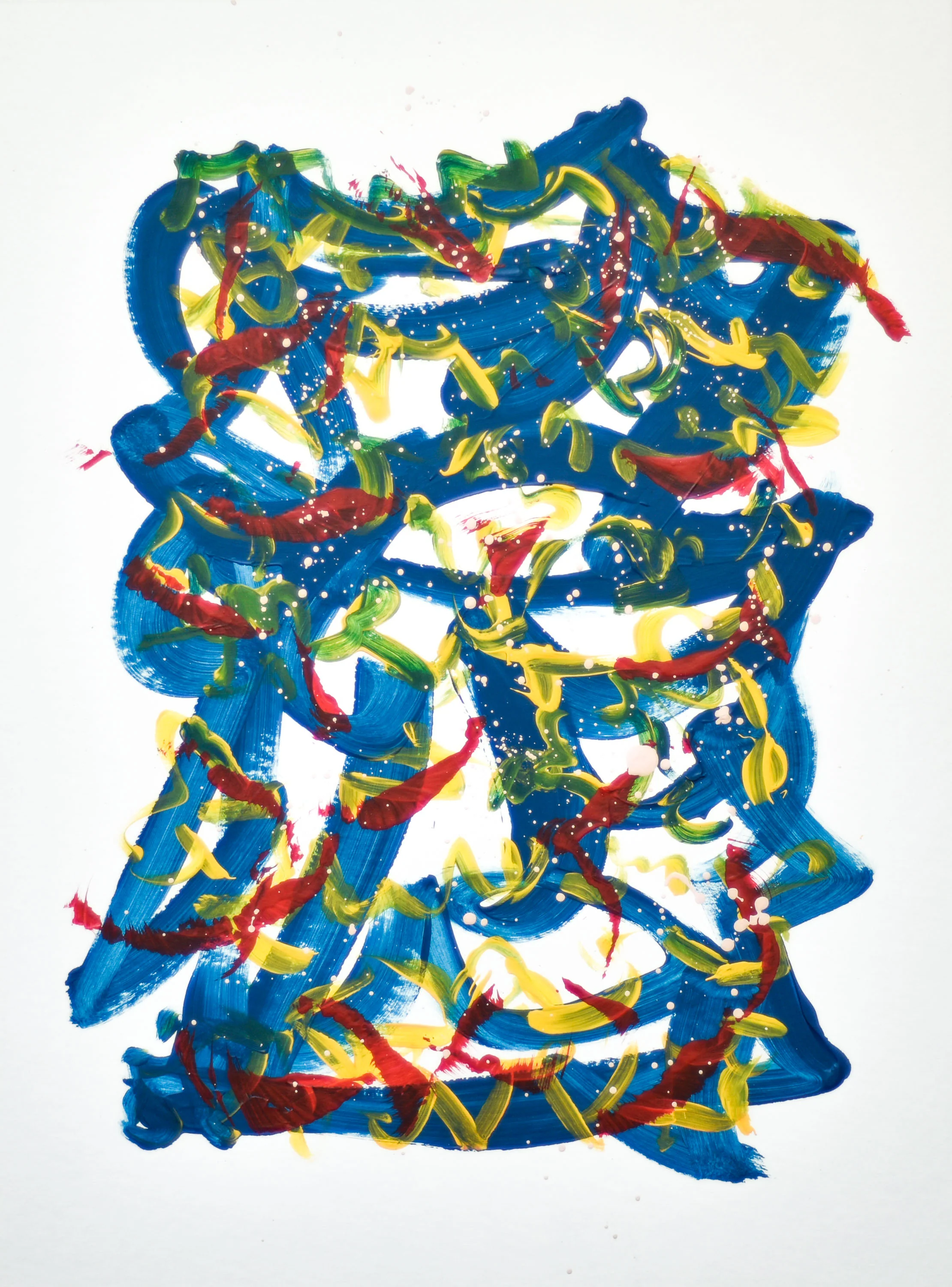Abstract No. 55 | Painting on Cardboard - Image 4