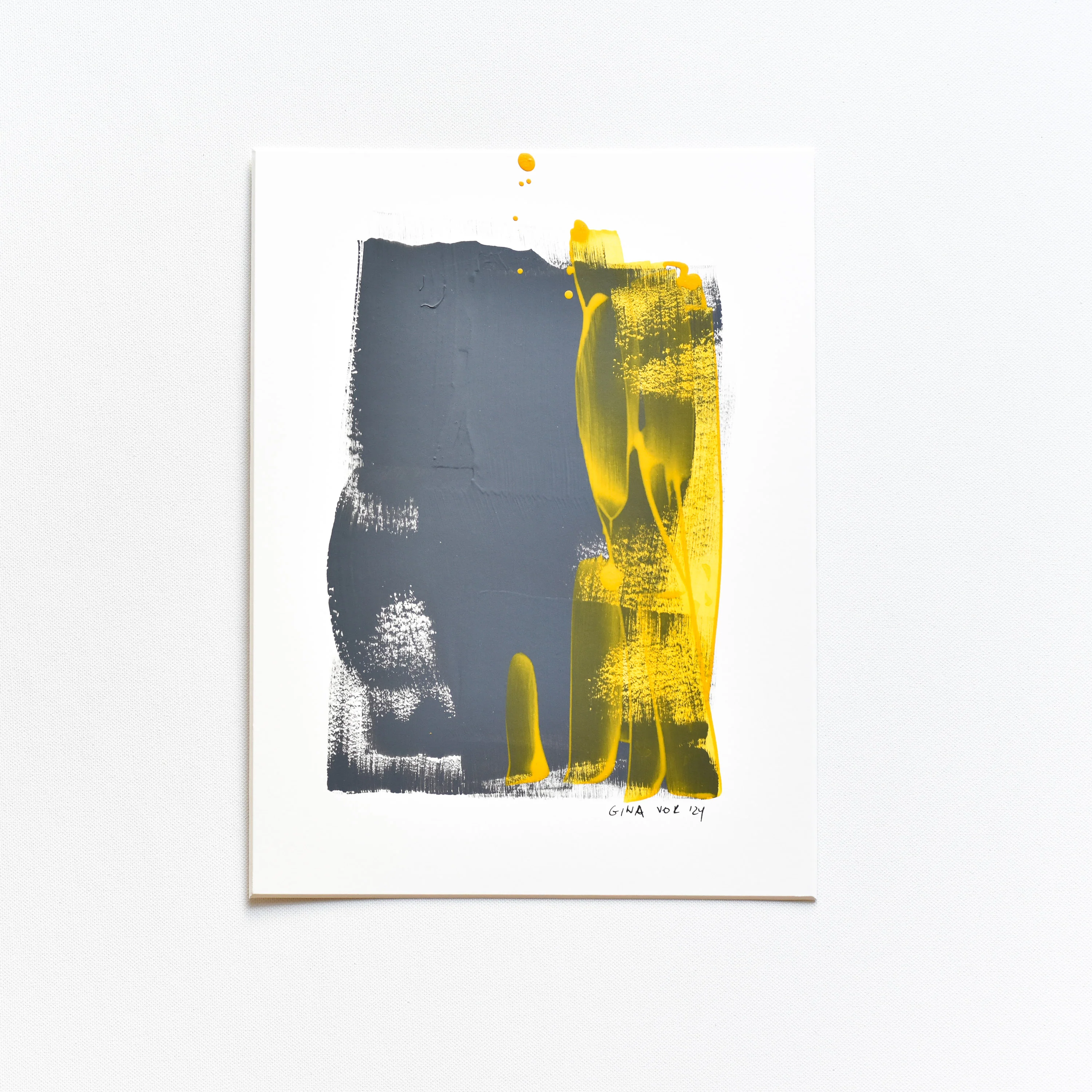 Abstract No. 70 | Painting on Cardboard - Image 2