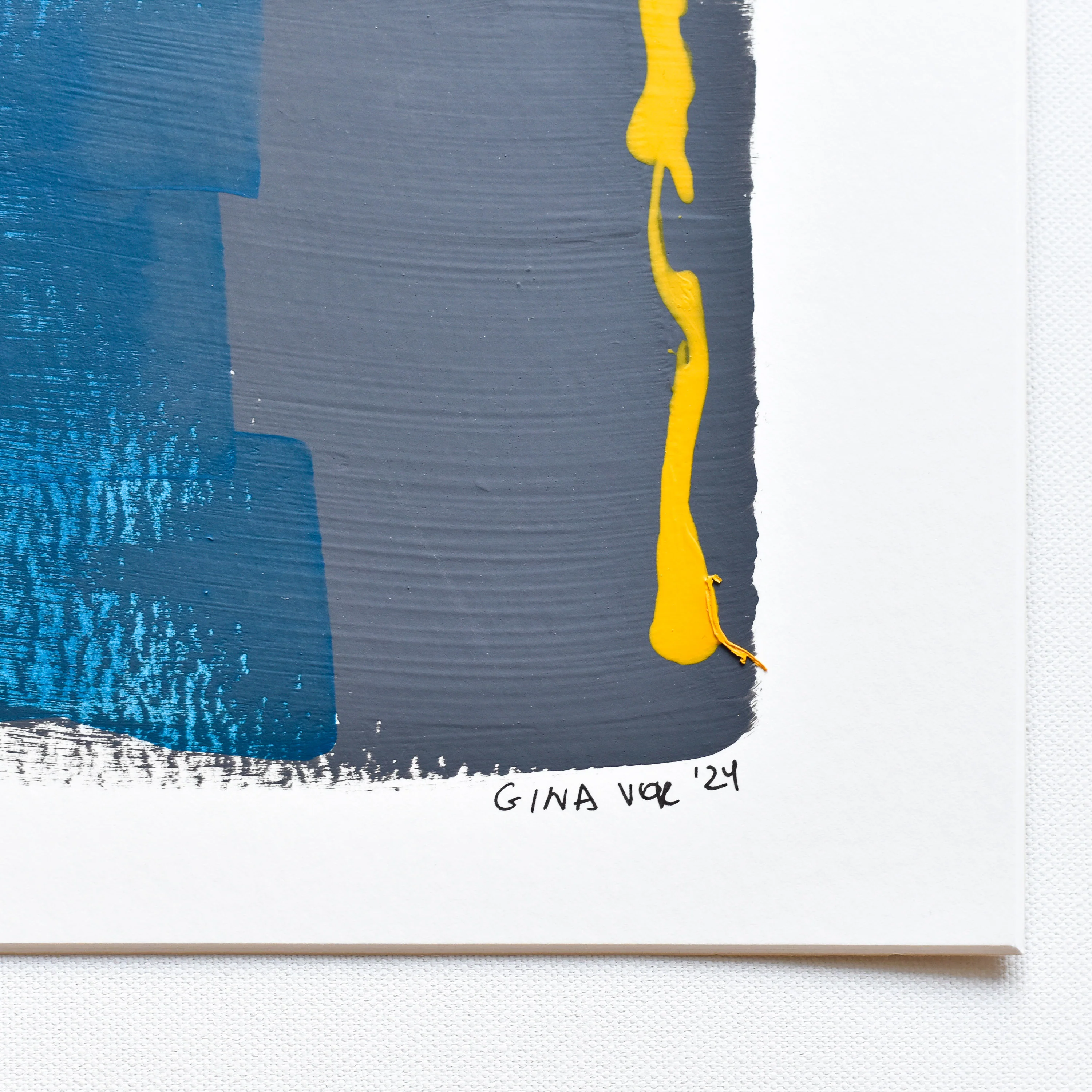 Abstract No. 72 | Painting on Cardboard - Image 4