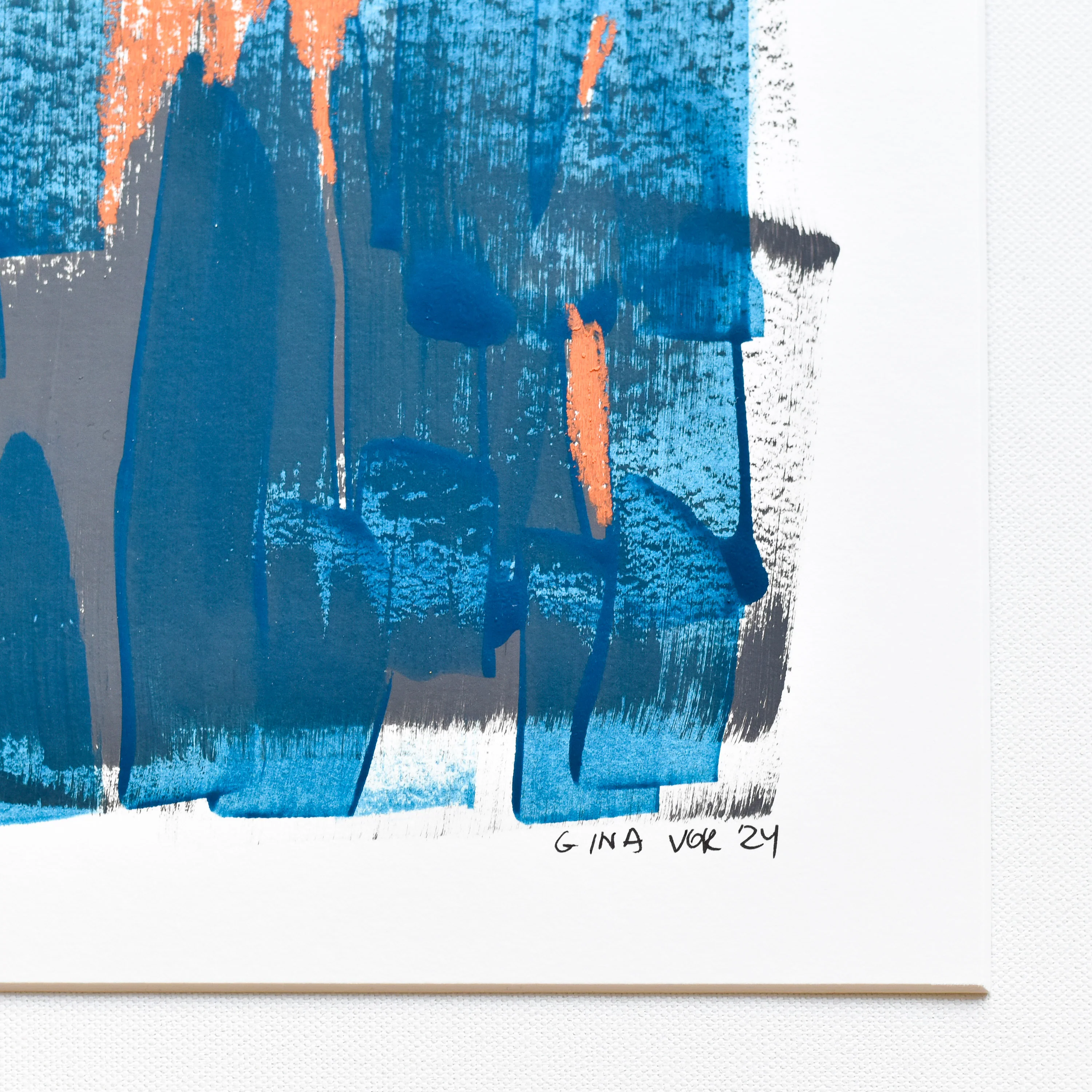 Abstract No. 73 | Painting on Cardboard - Image 4