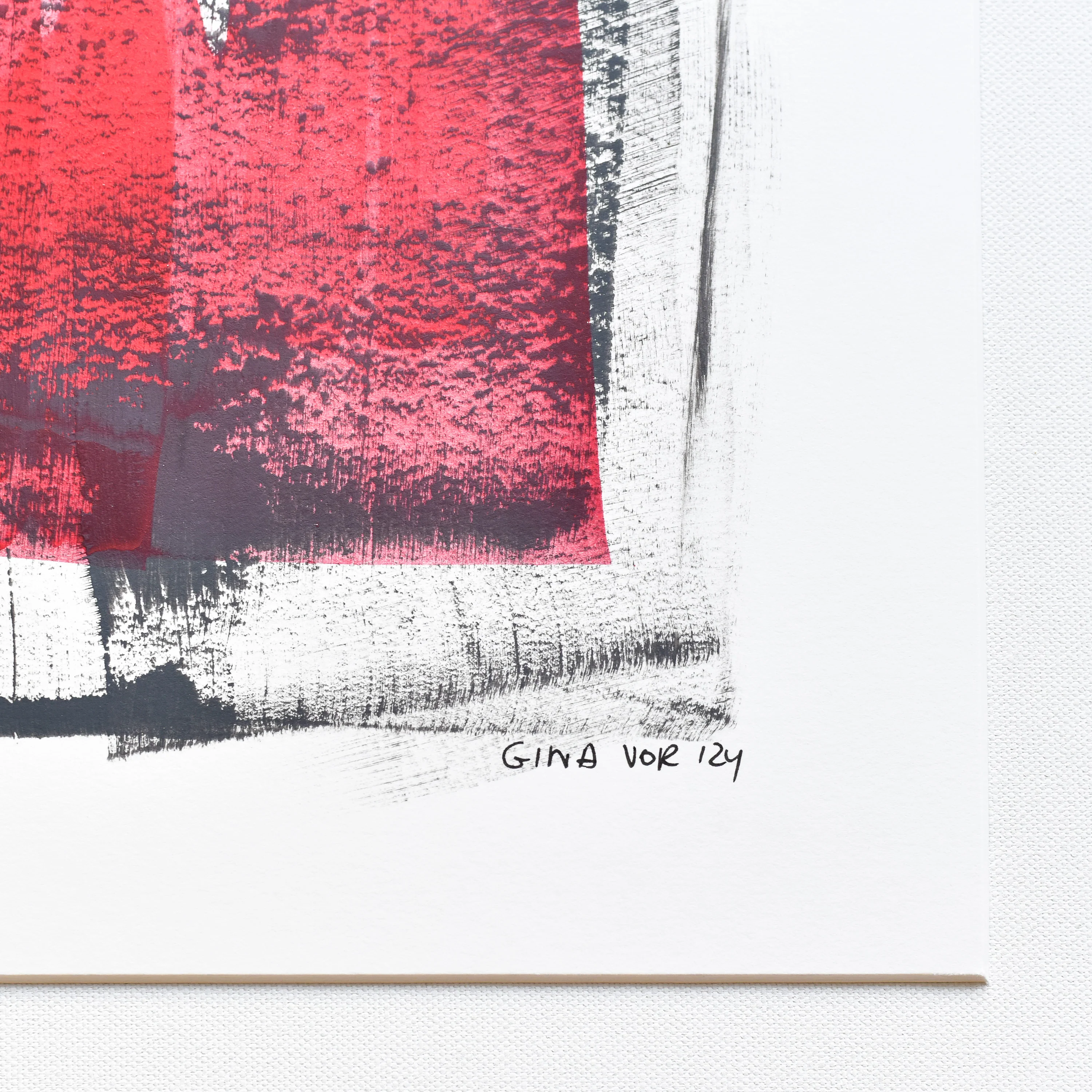 Abstract No. 83 | Painting on Cardboard - Image 4