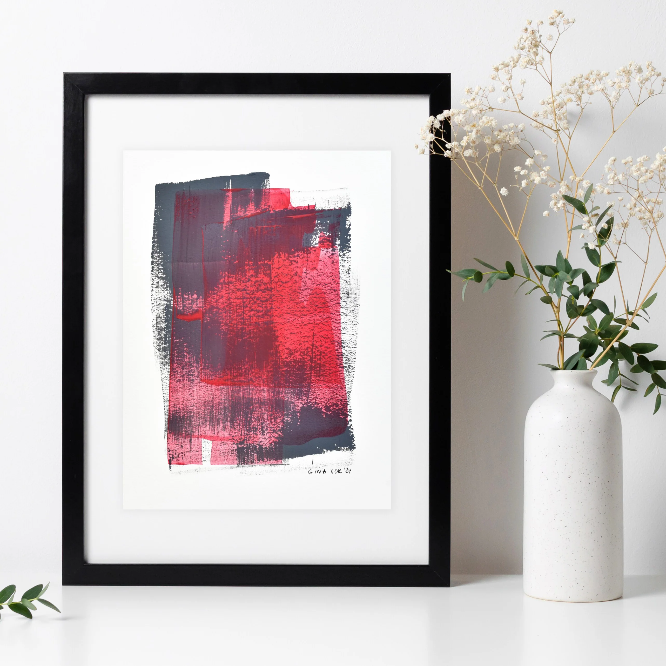 Abstract No. 84 | Painting on Cardboard