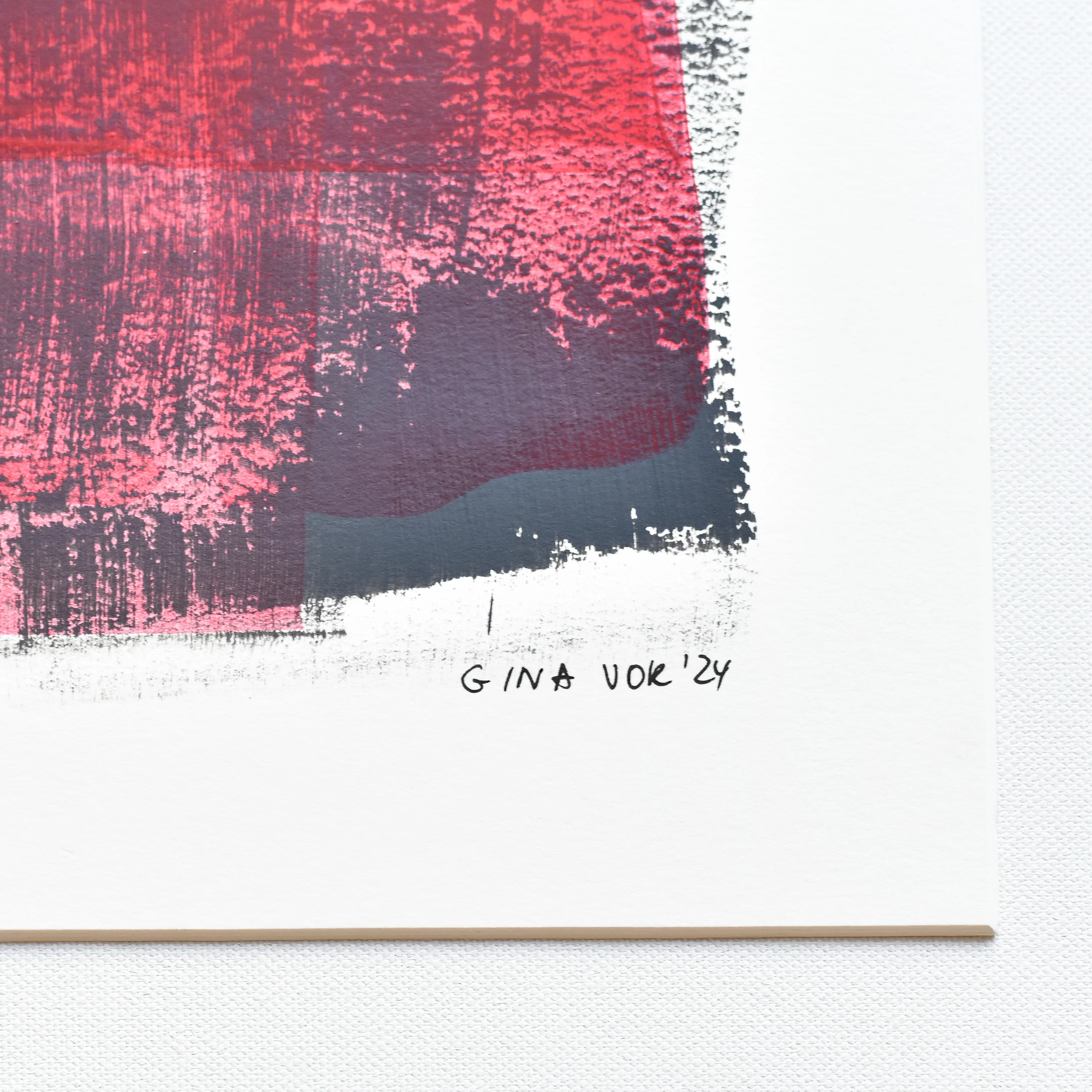 Abstract No. 84 | Painting on Cardboard - Image 4