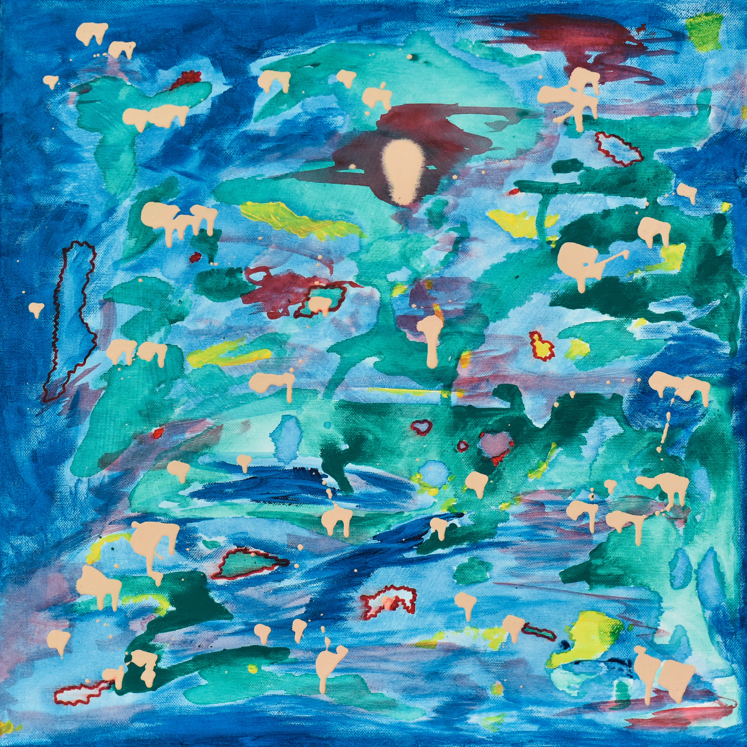 Abstract Painting | Aqua 5