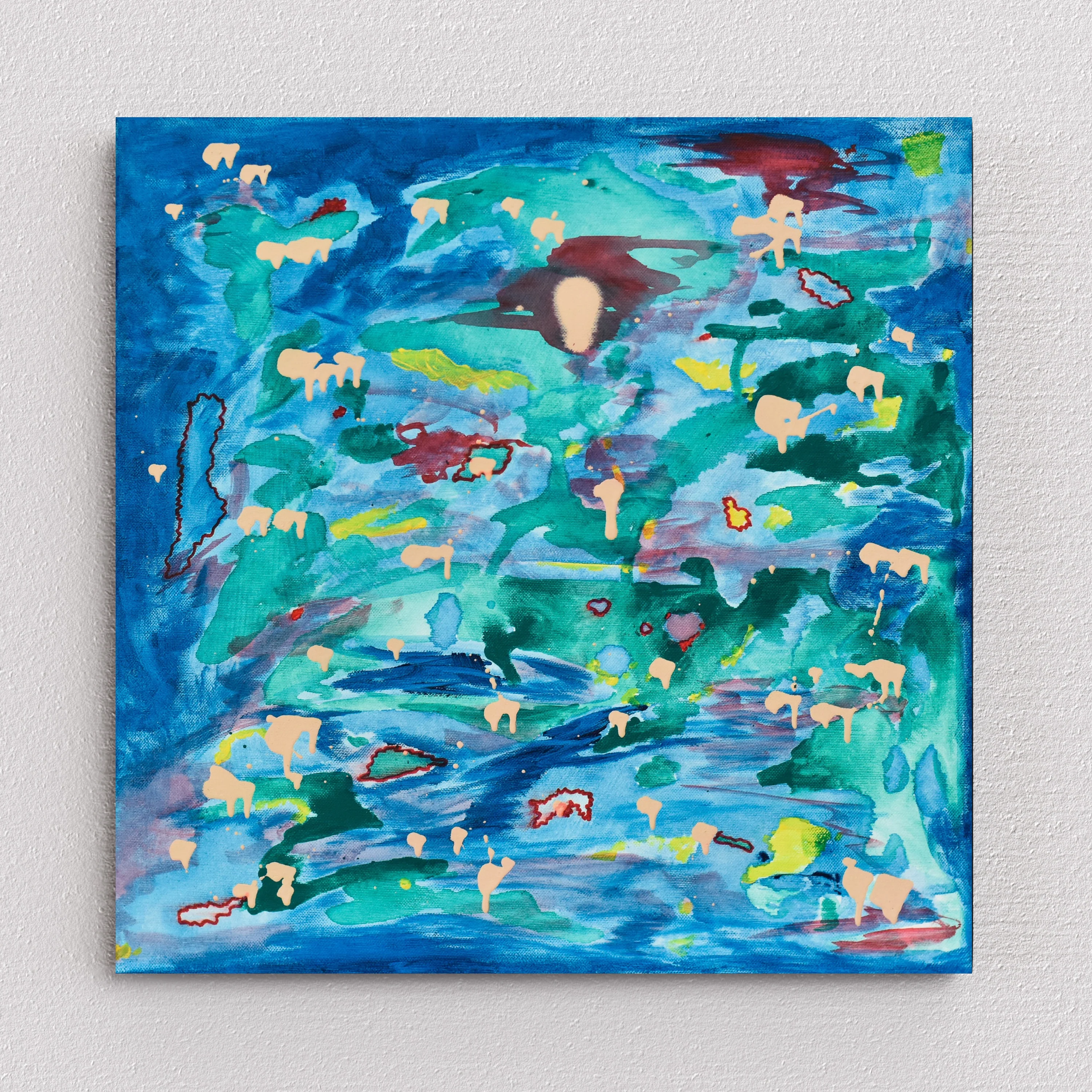 Abstract Painting | Aqua 5 - Image 2