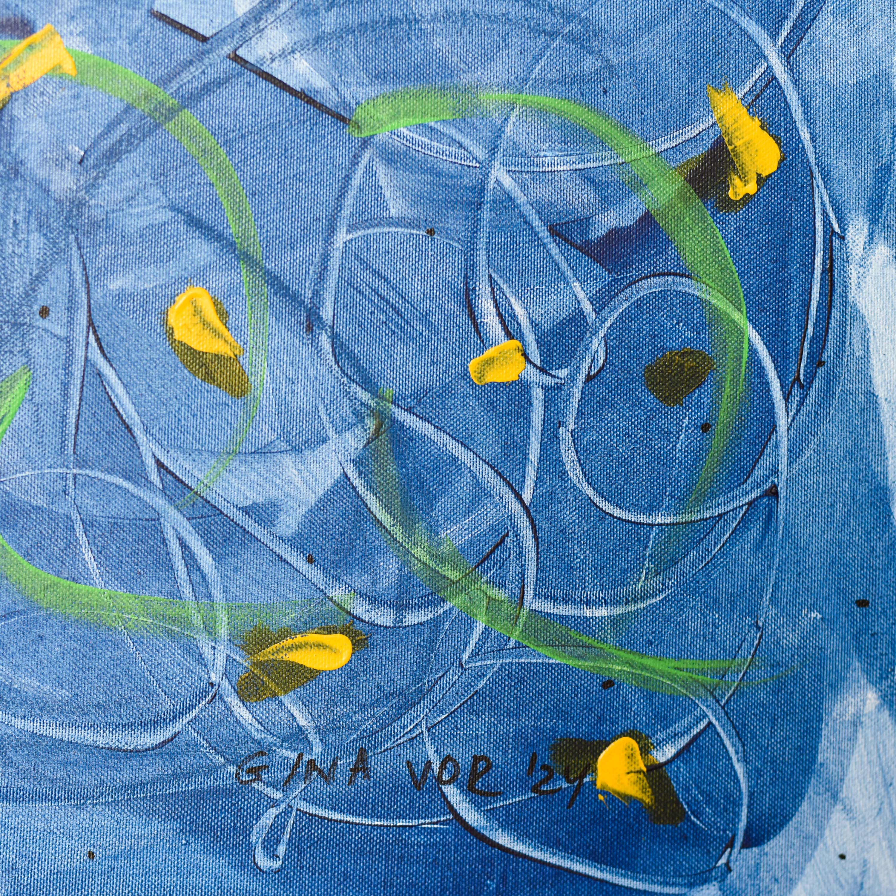 Abstract Painting | Aqua 6 - Image 4