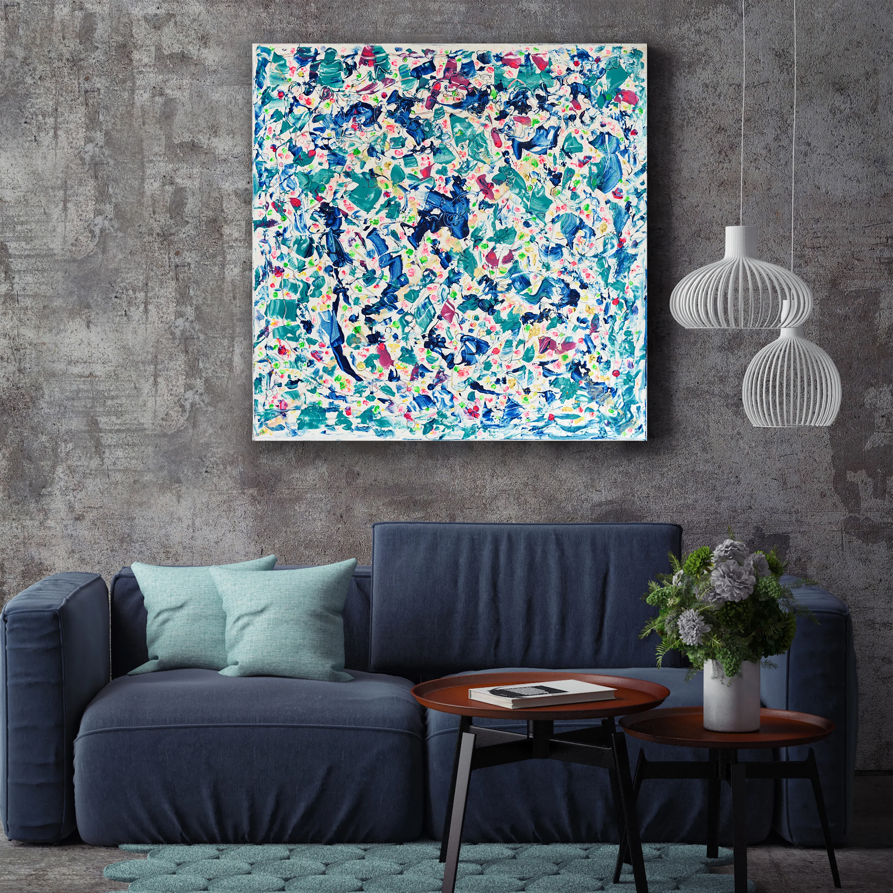 Abstract Painting | Cold Blossom - Image 2