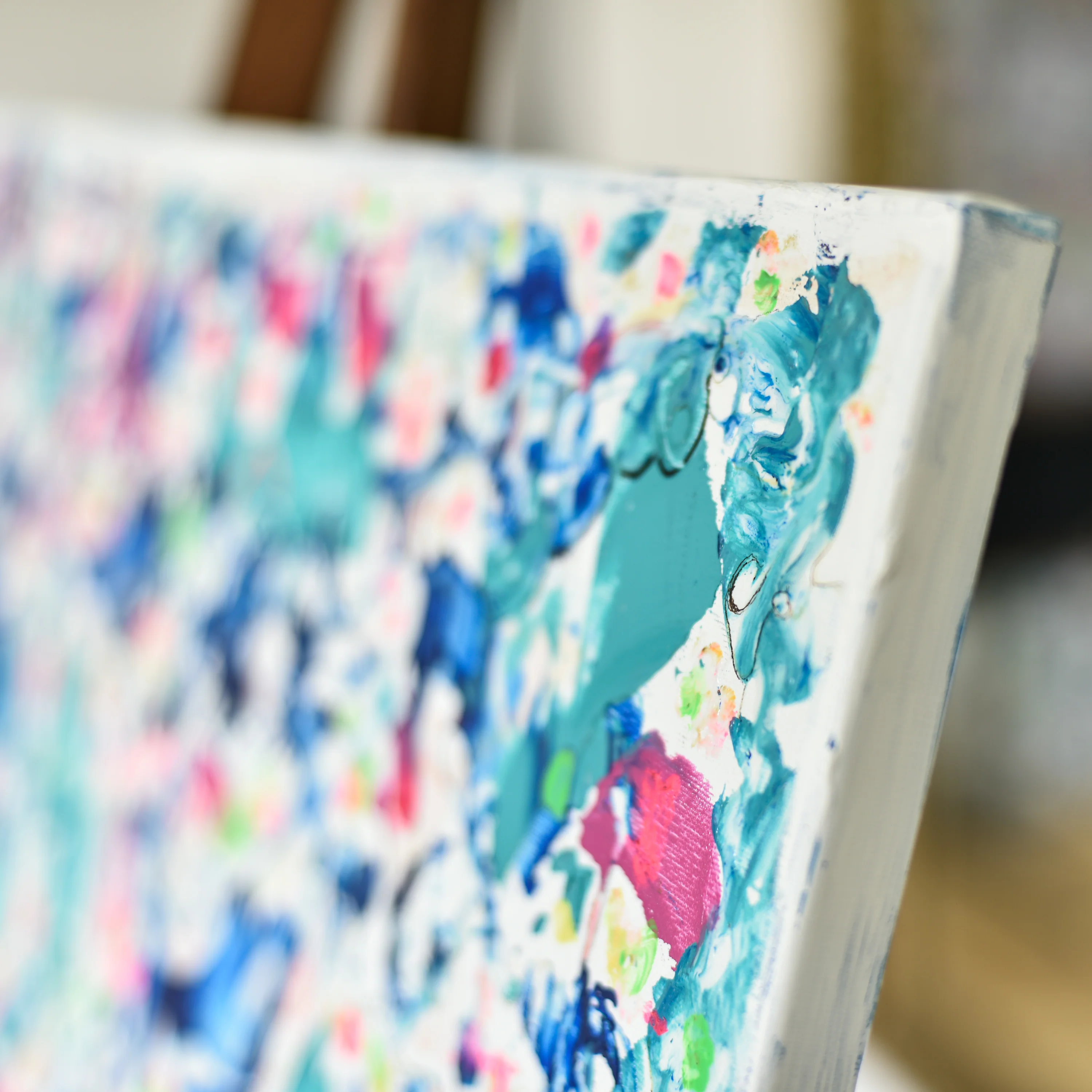 Abstract Painting | Cold Blossom - Image 4
