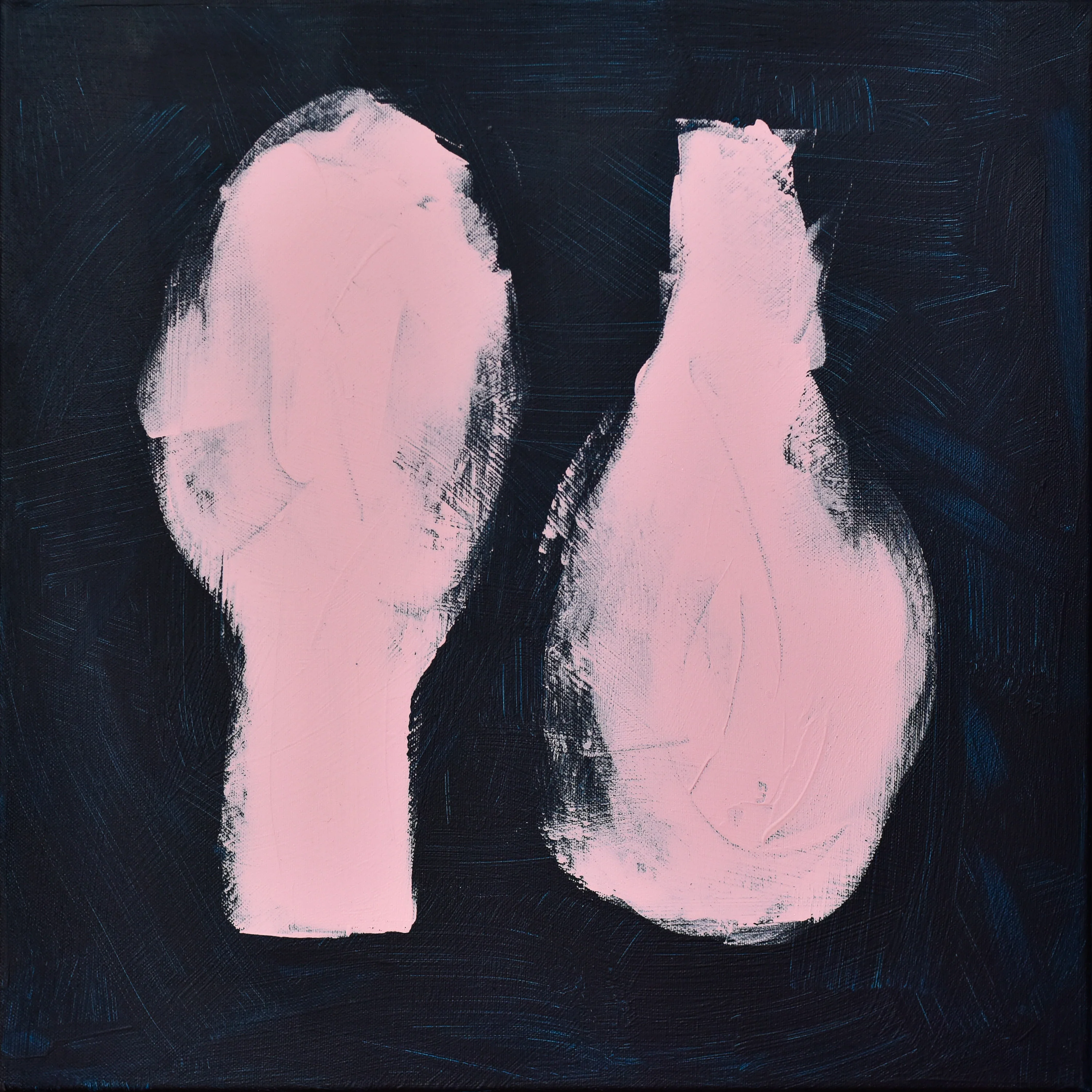 Abstract Painting | Pink Loafers