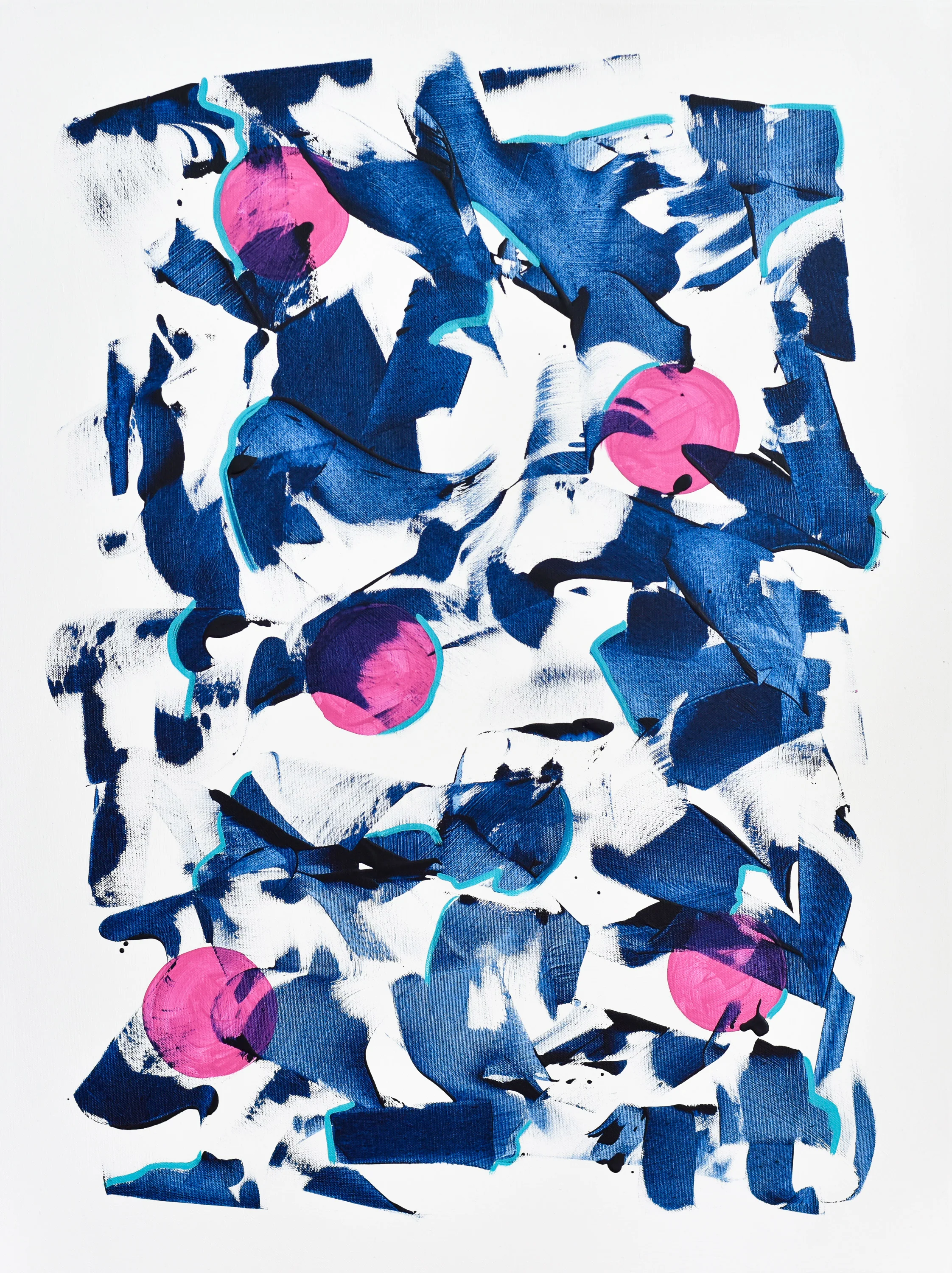 Abstract Painting | Prussian Blue 16