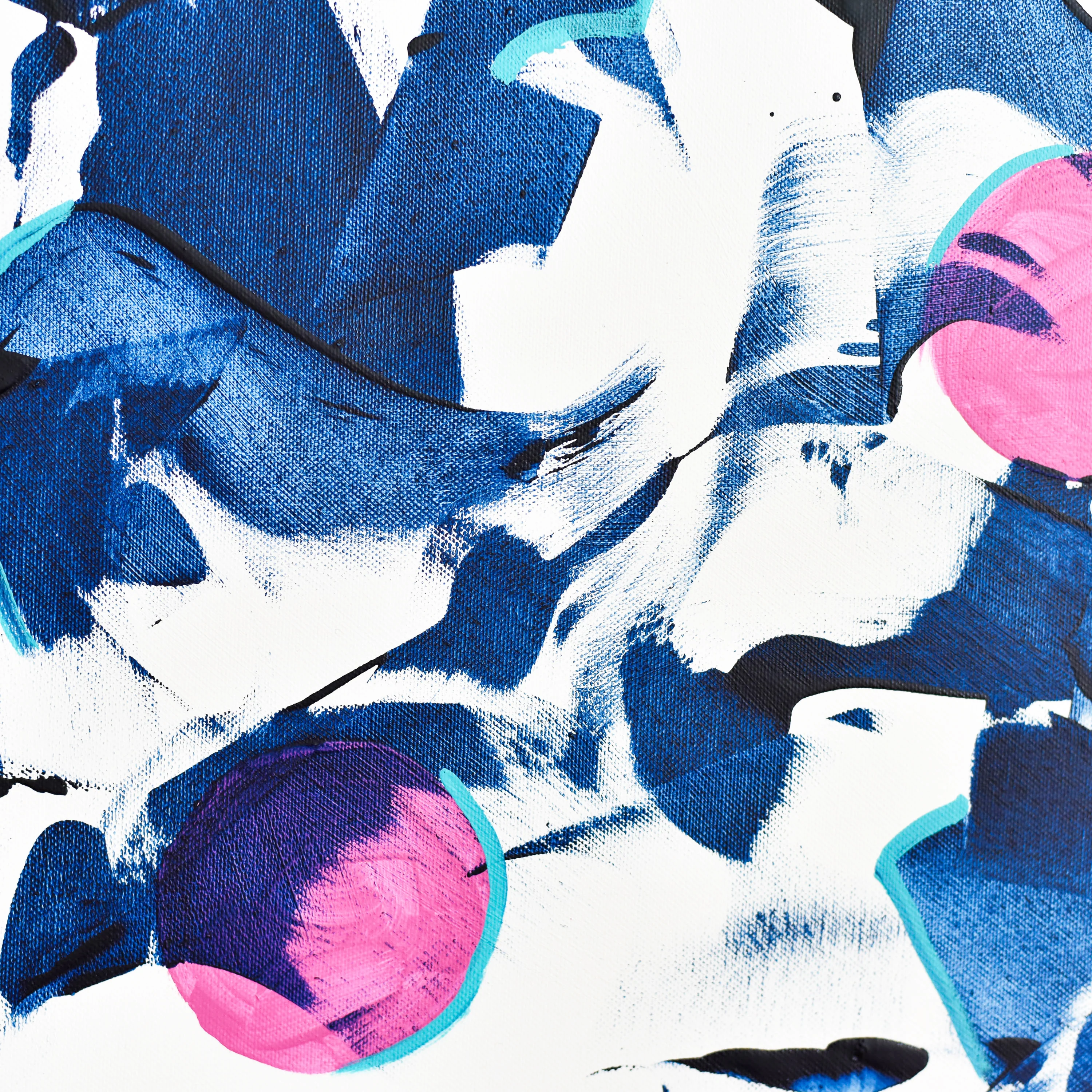 Abstract Painting | Prussian Blue 16 - Image 3